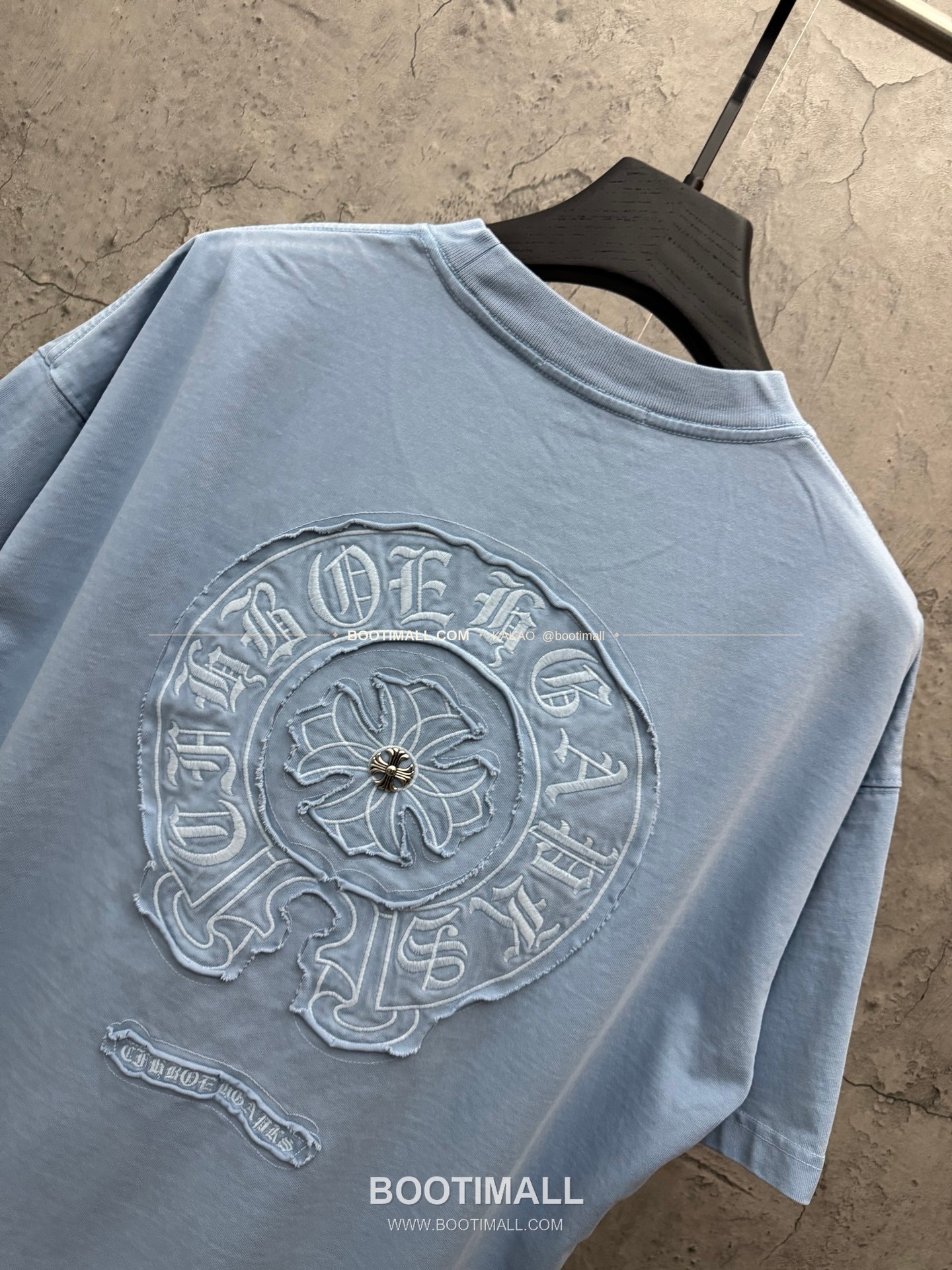 크롬하츠 2026SS 헤비코튼 크로스패치자수 루즈핏 반팔 티셔츠 Chrome Hearts 2026 SS Heavy Cotton Cross Patch Embroidery Loose Fit Short Sleeve T-Shirt 26-2055 4