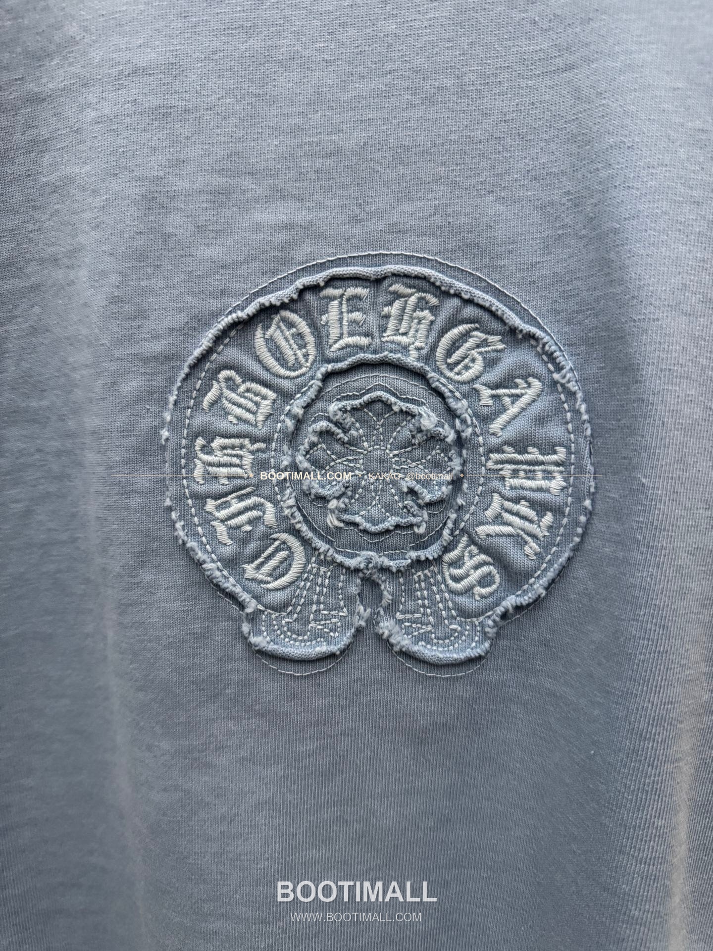 크롬하츠 2026SS 헤비코튼 크로스패치자수 루즈핏 반팔 티셔츠 Chrome Hearts 2026 SS Heavy Cotton Cross Patch Embroidery Loose Fit Short Sleeve T-Shirt 26-2055 6