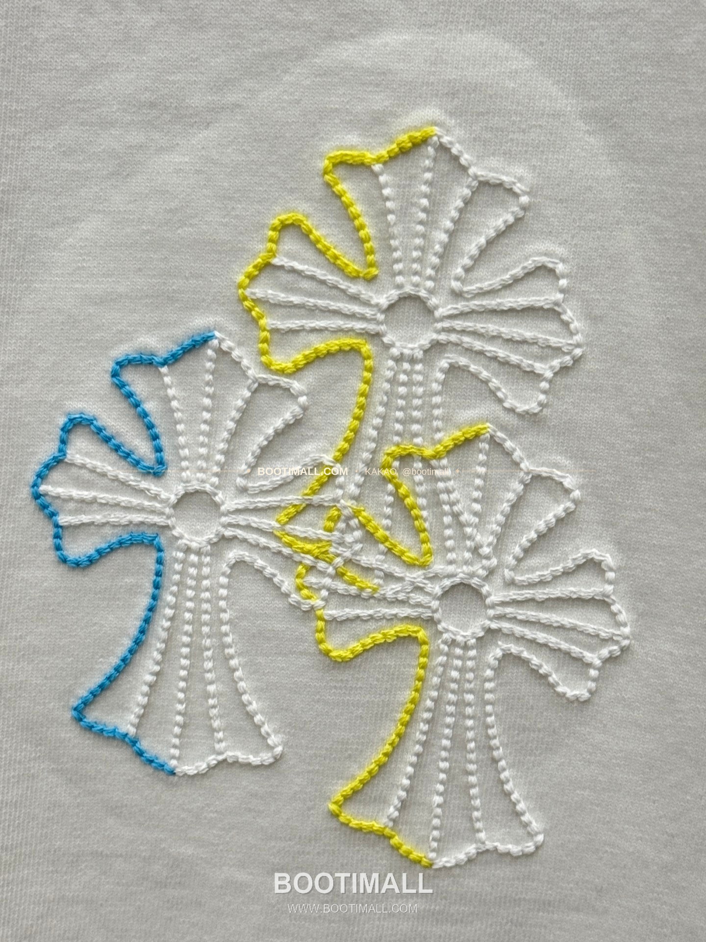 크롬하츠 2026SS 헤비코튼 컬러자수 루즈핏 반팔 티셔츠 Chrome Hearts 2026 SS Heavy Cotton Color Embroidery Loose Fit Short Sleeve T-Shirt 26-2078 6