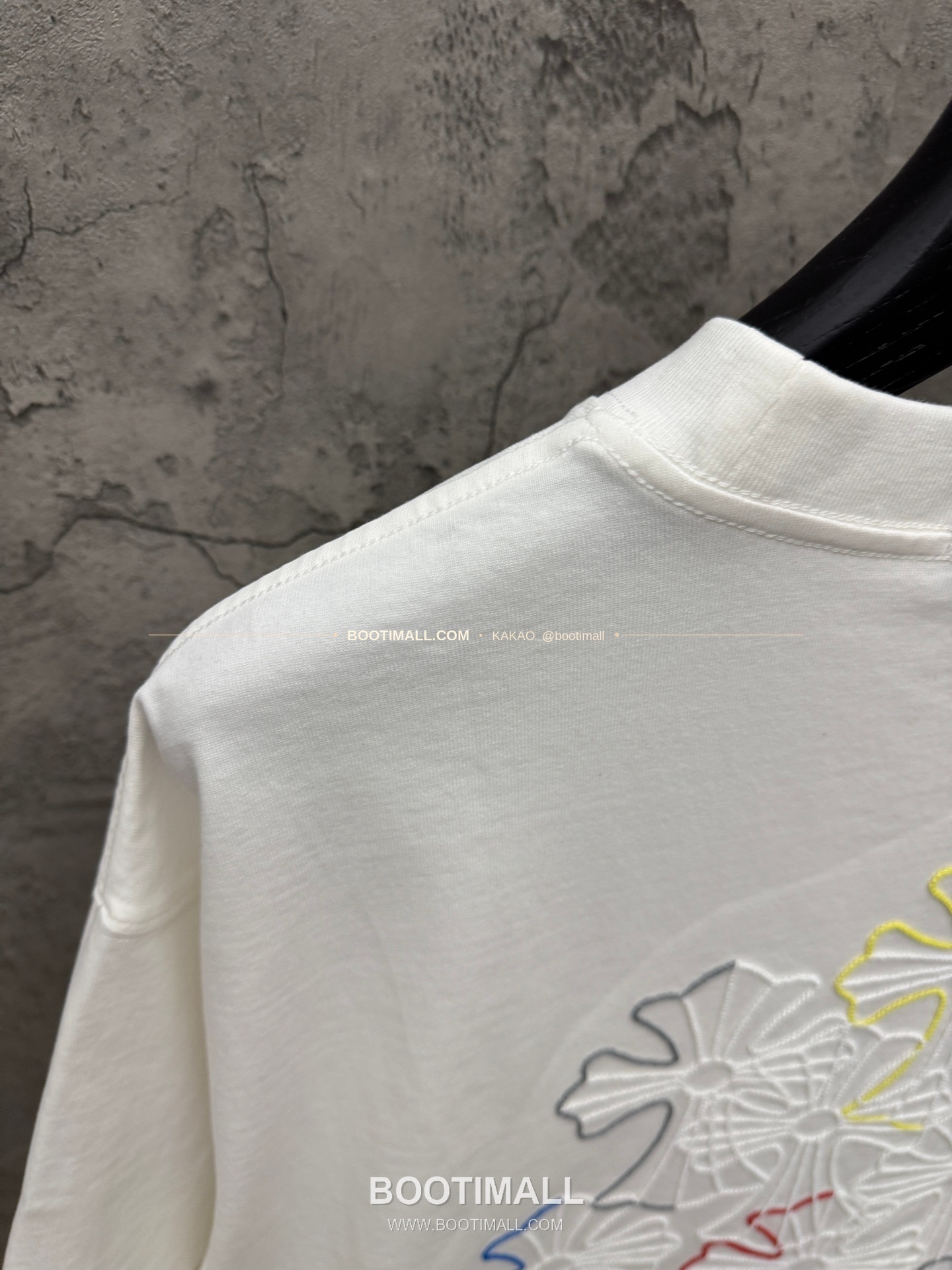 크롬하츠 2026SS 헤비코튼 컬러자수 루즈핏 반팔 티셔츠 Chrome Hearts 2026 SS Heavy Cotton Color Embroidery Loose Fit Short Sleeve T-Shirt 26-2078 9