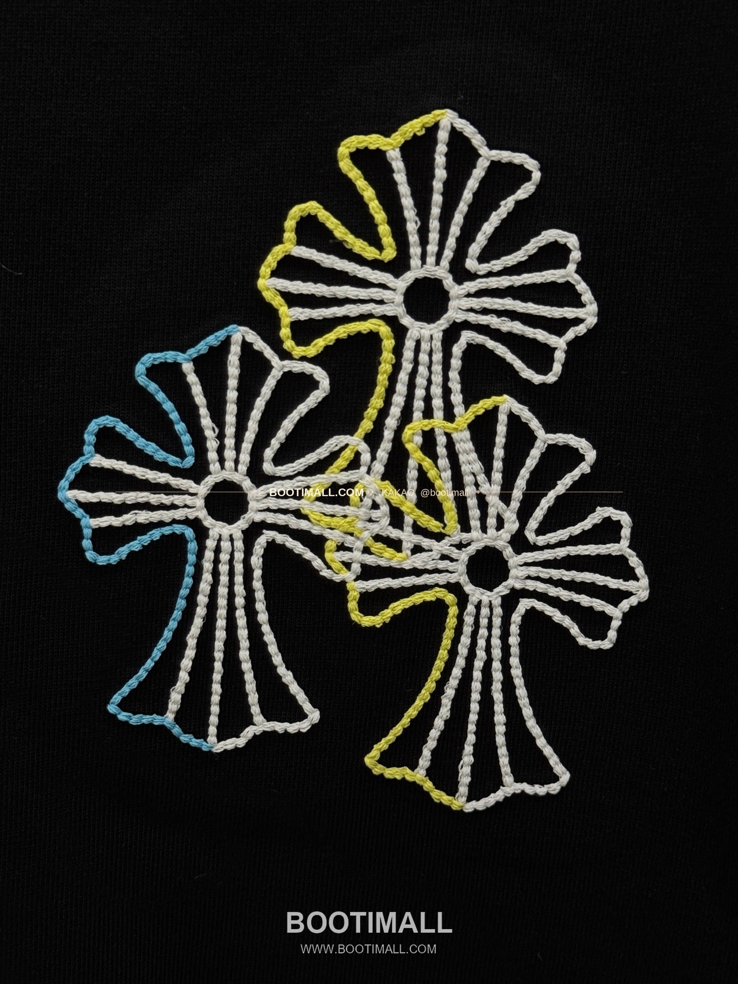 크롬하츠 2026SS 헤비코튼 컬러자수 루즈핏 반팔 티셔츠 Chrome Hearts 2026 SS Heavy Cotton Color Embroidery Loose Fit Short Sleeve T-Shirt 26-2078 6