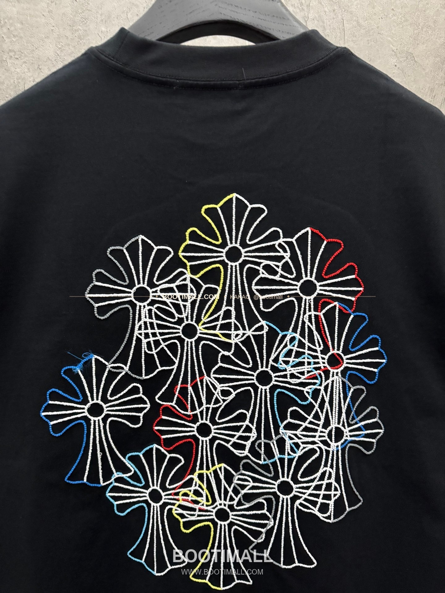 크롬하츠 2026SS 헤비코튼 컬러자수 루즈핏 반팔 티셔츠 Chrome Hearts 2026 SS Heavy Cotton Color Embroidery Loose Fit Short Sleeve T-Shirt 26-2078 7