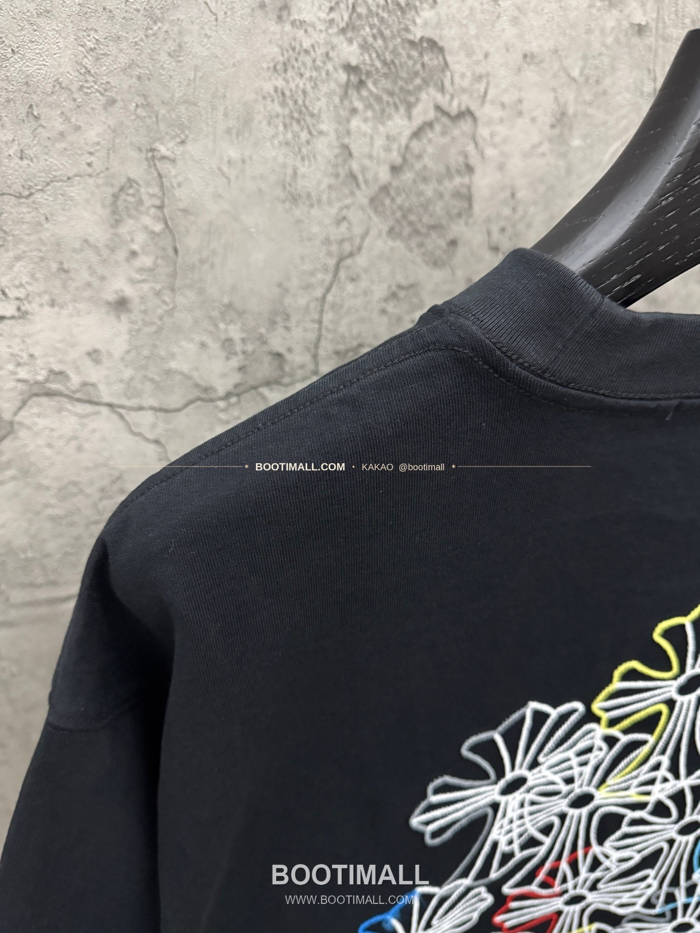 크롬하츠 2026SS 헤비코튼 컬러자수 루즈핏 반팔 티셔츠 Chrome Hearts 2026 SS Heavy Cotton Color Embroidery Loose Fit Short Sleeve T-Shirt 26-2078 9