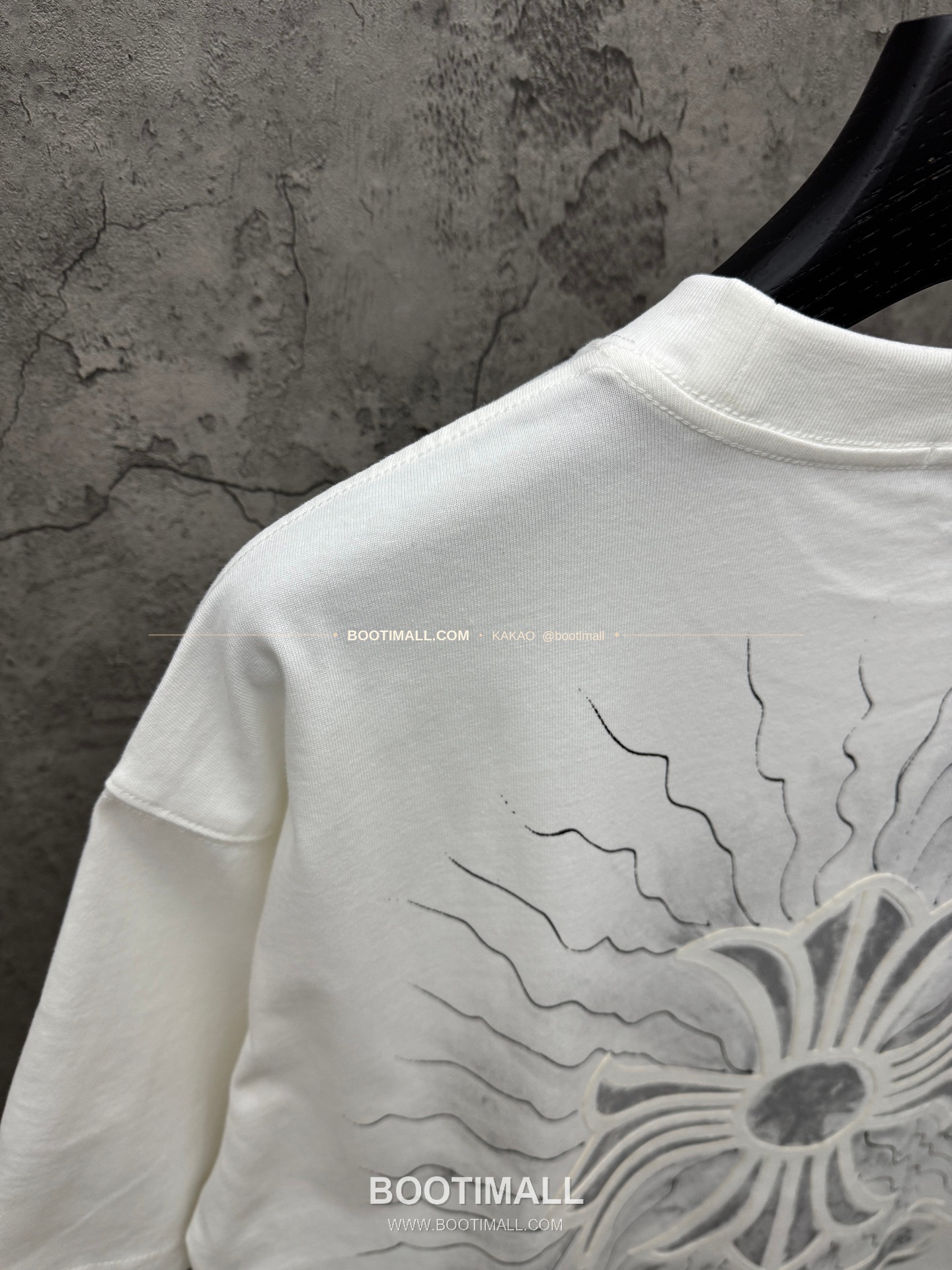 크롬하츠 2026SS 헤비코튼 벨벳프린트 루즈핏 반팔 티셔츠 Chrome Hearts 2026 SS Heavy Cotton Velvet Print Loose Fit Short Sleeve T-Shirt 26-2068 9