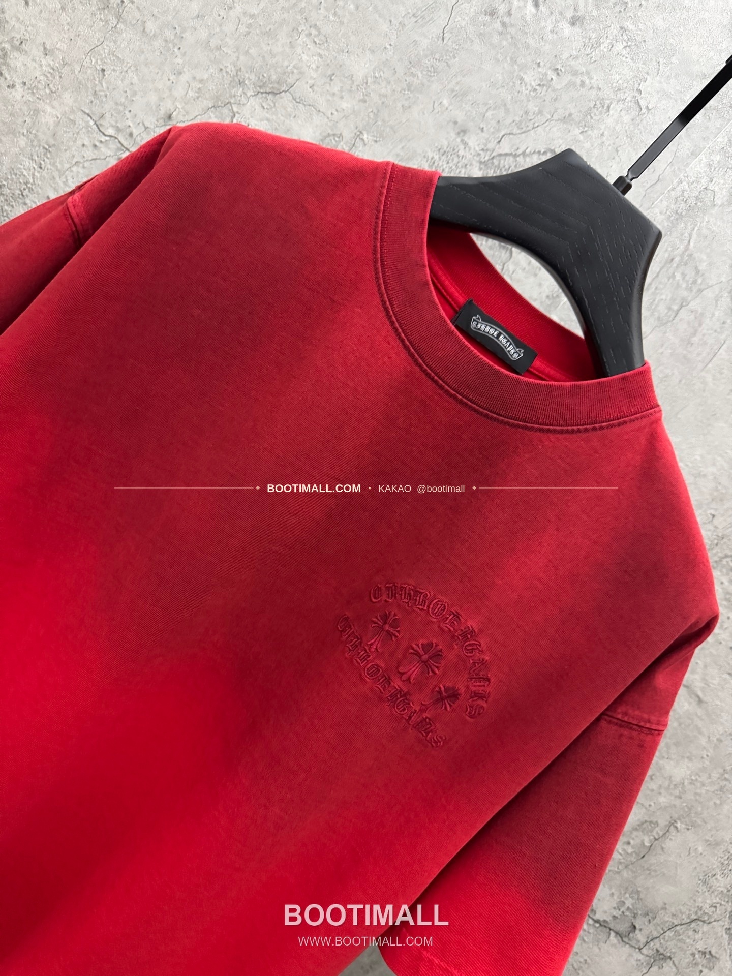 크롬하츠 2026SS 헤비코튼 패치자수 워시드 루즈핏 반팔 티셔츠 Chrome Hearts 2026 SS Heavy Cotton Patch Embroidery Washed Loose Fit Short Sleeve T-Shirt 26-2005 3