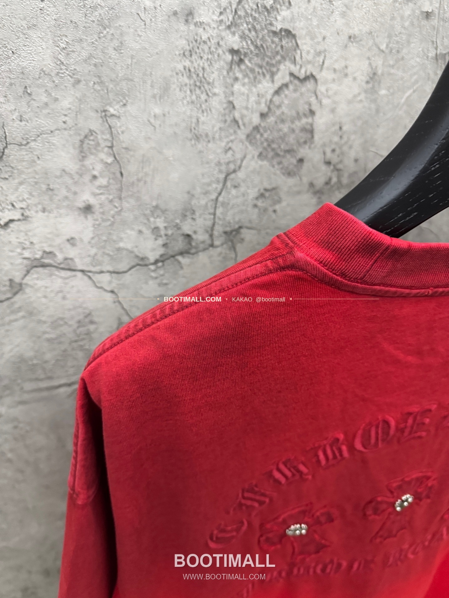 크롬하츠 2026SS 헤비코튼 패치자수 워시드 루즈핏 반팔 티셔츠 Chrome Hearts 2026 SS Heavy Cotton Patch Embroidery Washed Loose Fit Short Sleeve T-Shirt 26-2005 9