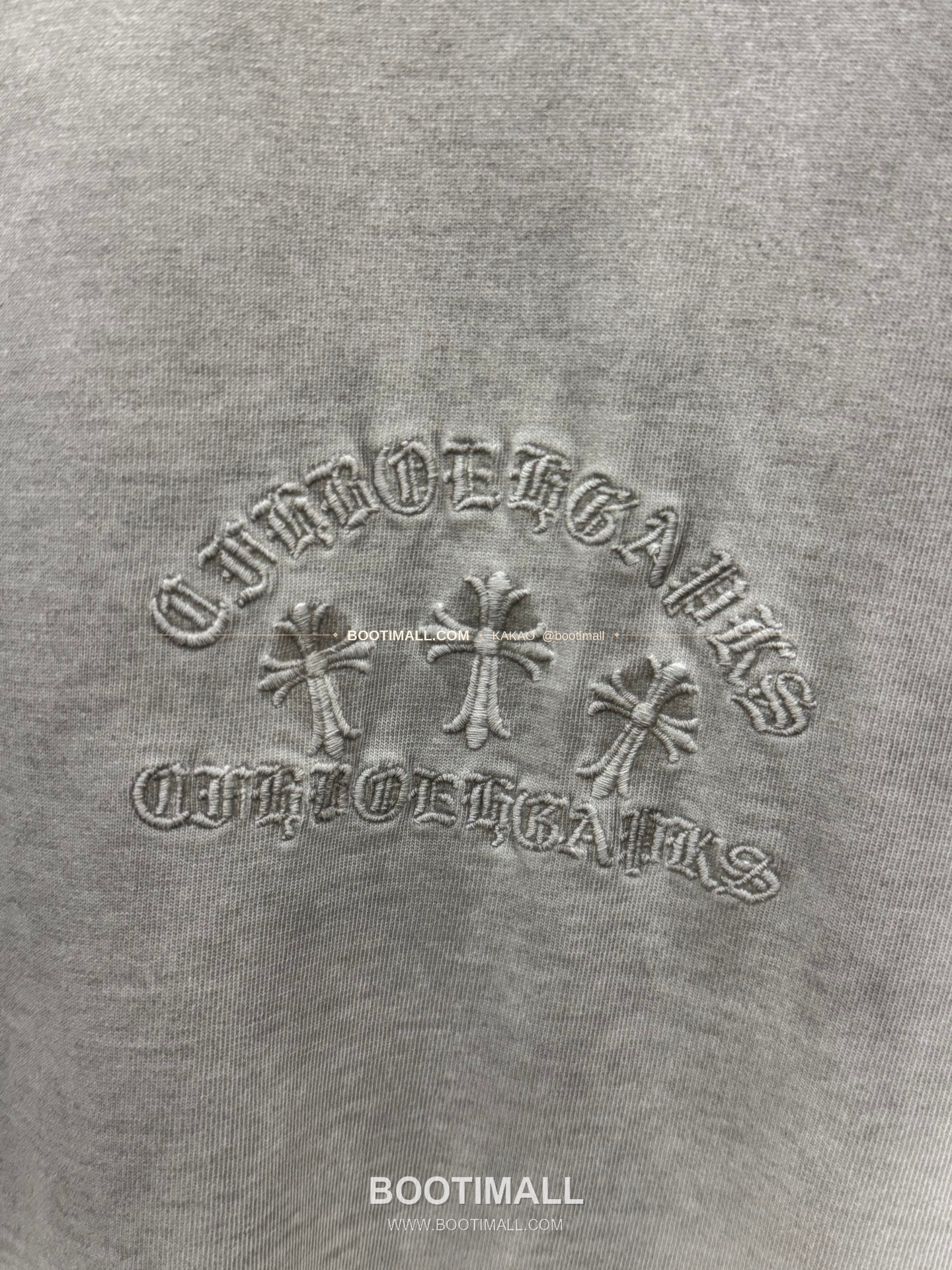 크롬하츠 2026SS 헤비코튼 패치자수 워시드 루즈핏 반팔 티셔츠 Chrome Hearts 2026 SS Heavy Cotton Patch Embroidery Washed Loose Fit Short Sleeve T-Shirt 26-2005 6