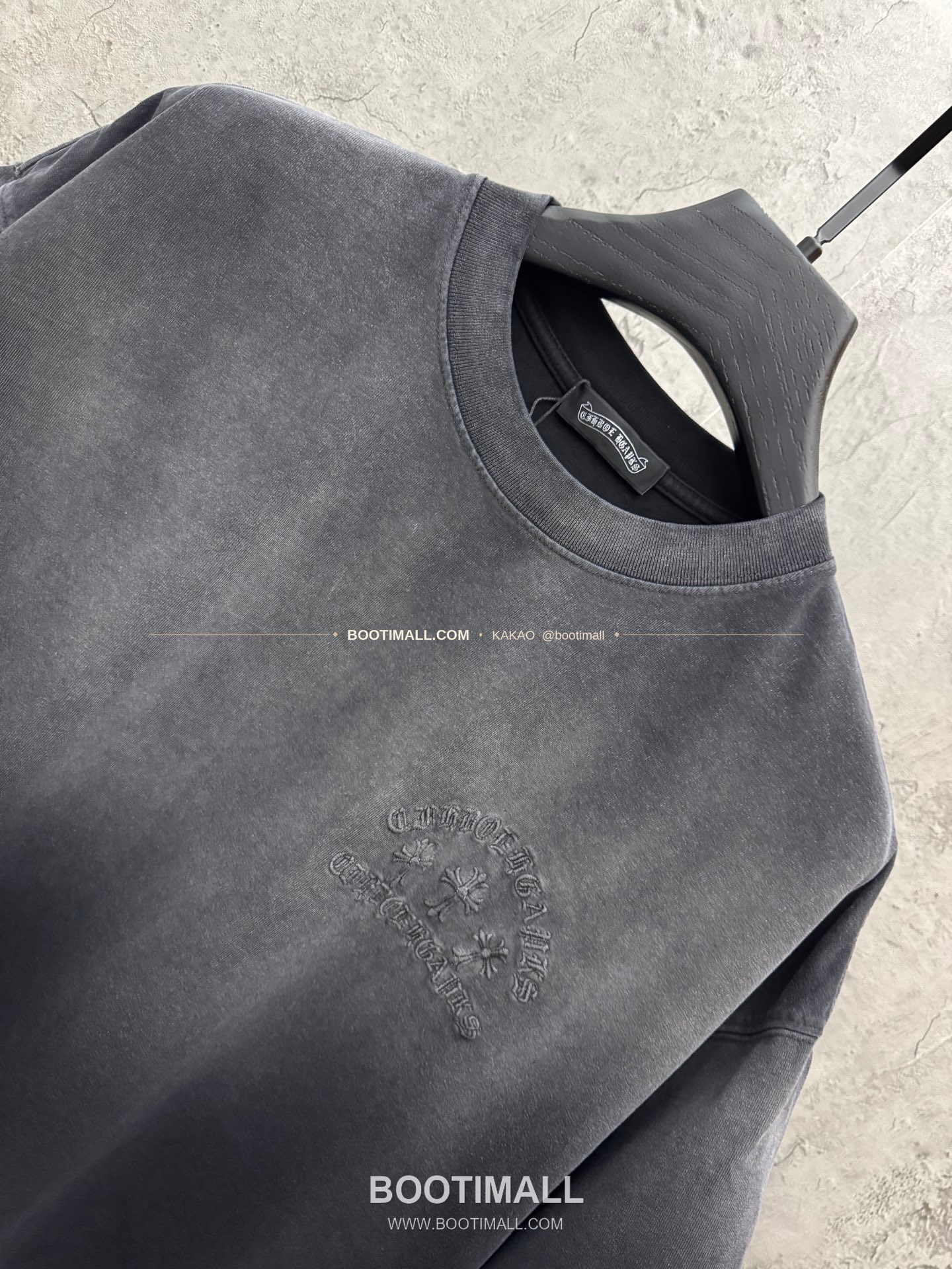 크롬하츠 2026SS 헤비코튼 패치자수 워시드 루즈핏 반팔 티셔츠 Chrome Hearts 2026 SS Heavy Cotton Patch Embroidery Washed Loose Fit Short Sleeve T-Shirt 26-2005 3