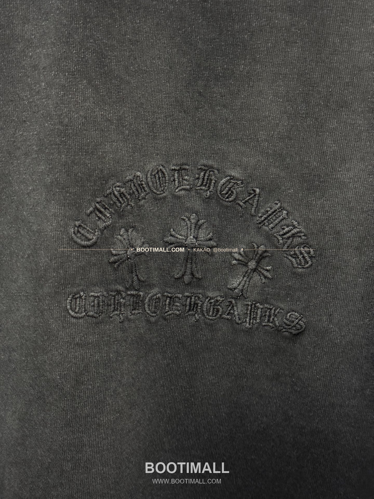 크롬하츠 2026SS 헤비코튼 패치자수 워시드 루즈핏 반팔 티셔츠 Chrome Hearts 2026 SS Heavy Cotton Patch Embroidery Washed Loose Fit Short Sleeve T-Shirt 26-2005 6