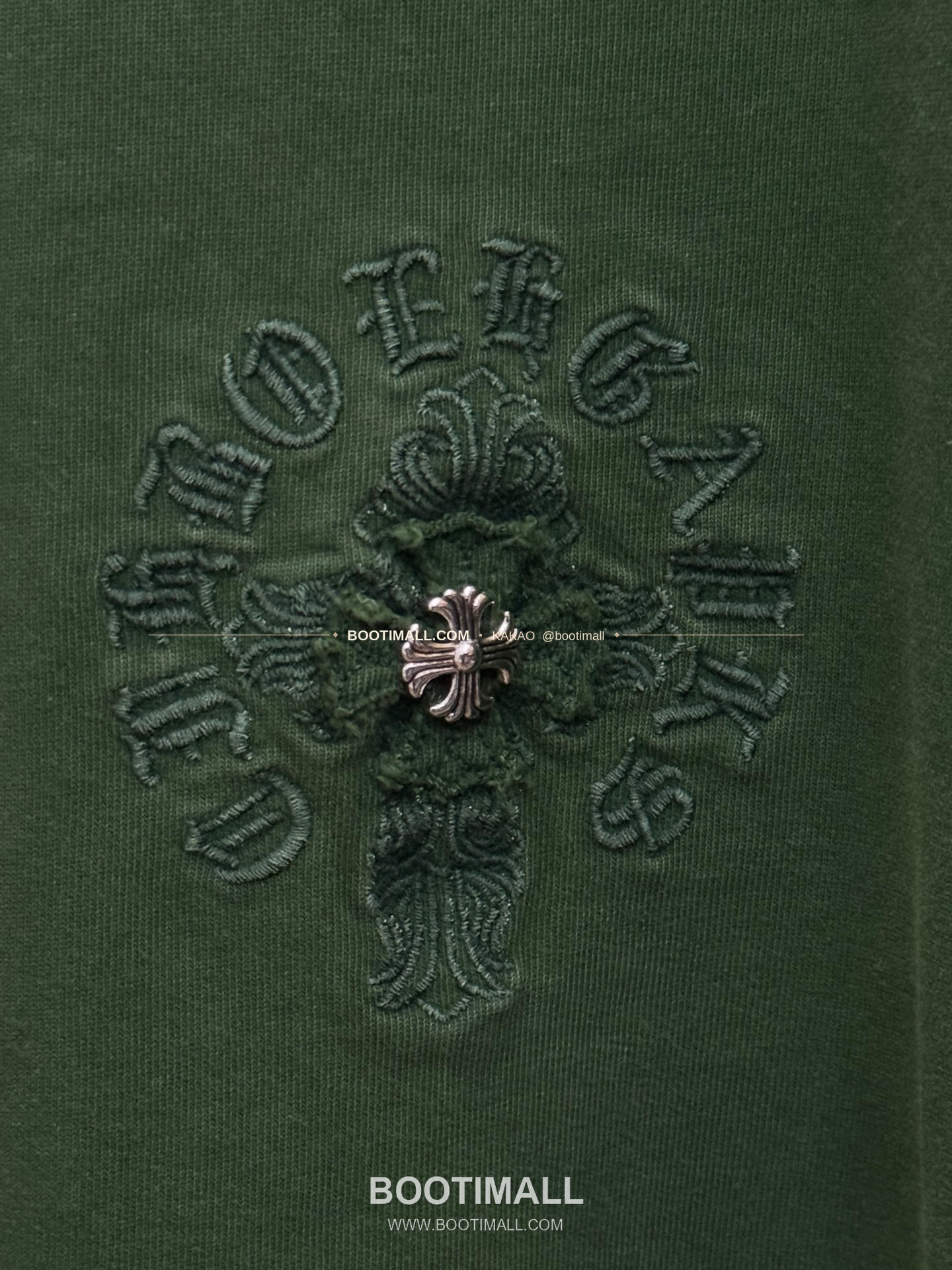 크롬하츠 2026SS 헤비코튼 패치자수 워시드 루즈핏 반팔 티셔츠 Chrome Hearts 2026 SS Heavy Cotton Patch Embroidery Washed Loose Fit Short Sleeve T-Shirt 26-2035 6