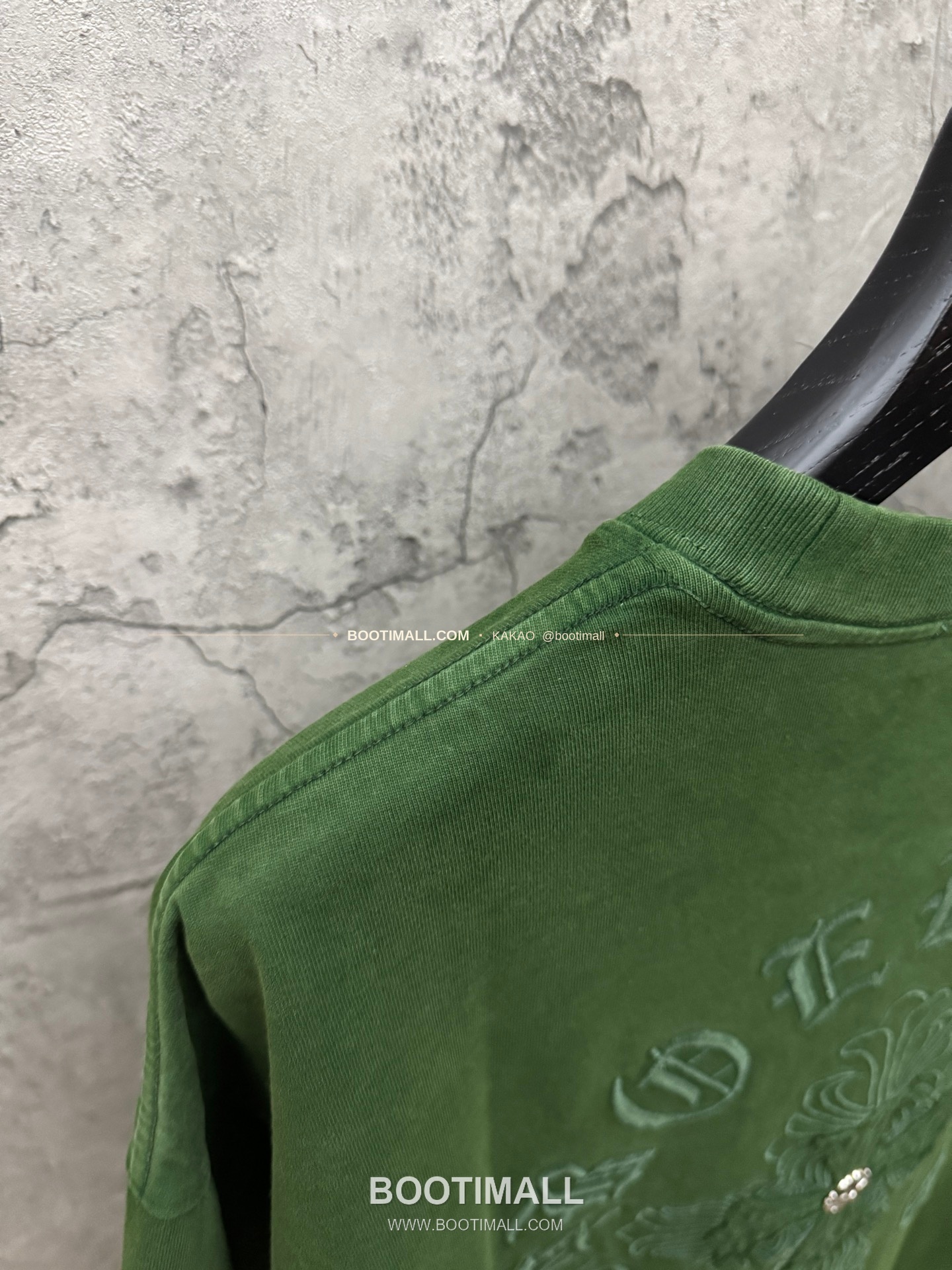 크롬하츠 2026SS 헤비코튼 패치자수 워시드 루즈핏 반팔 티셔츠 Chrome Hearts 2026 SS Heavy Cotton Patch Embroidery Washed Loose Fit Short Sleeve T-Shirt 26-2035 9