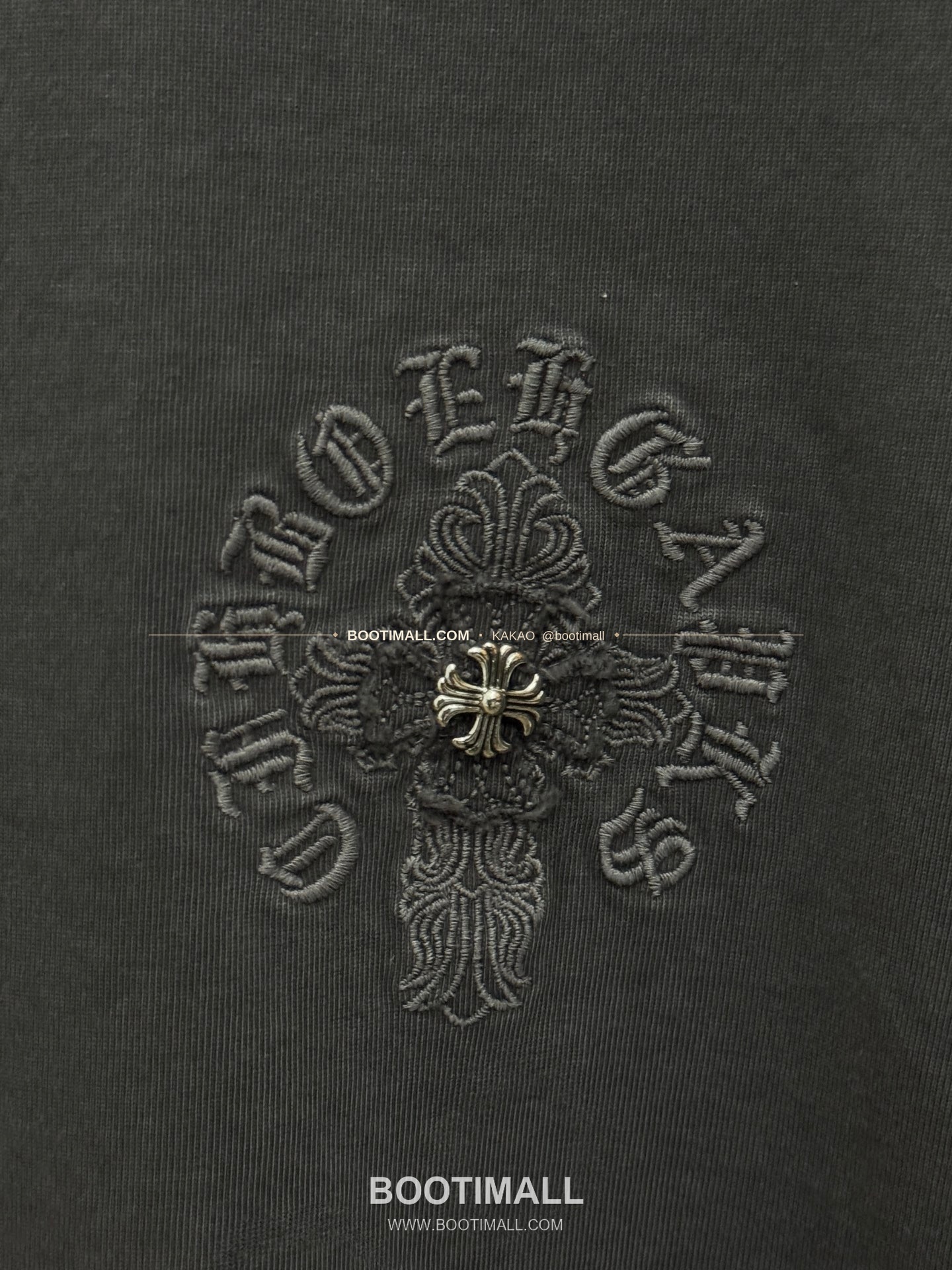 크롬하츠 2026SS 헤비코튼 패치자수 워시드 루즈핏 반팔 티셔츠 Chrome Hearts 2026 SS Heavy Cotton Patch Embroidery Washed Loose Fit Short Sleeve T-Shirt 26-2035 6