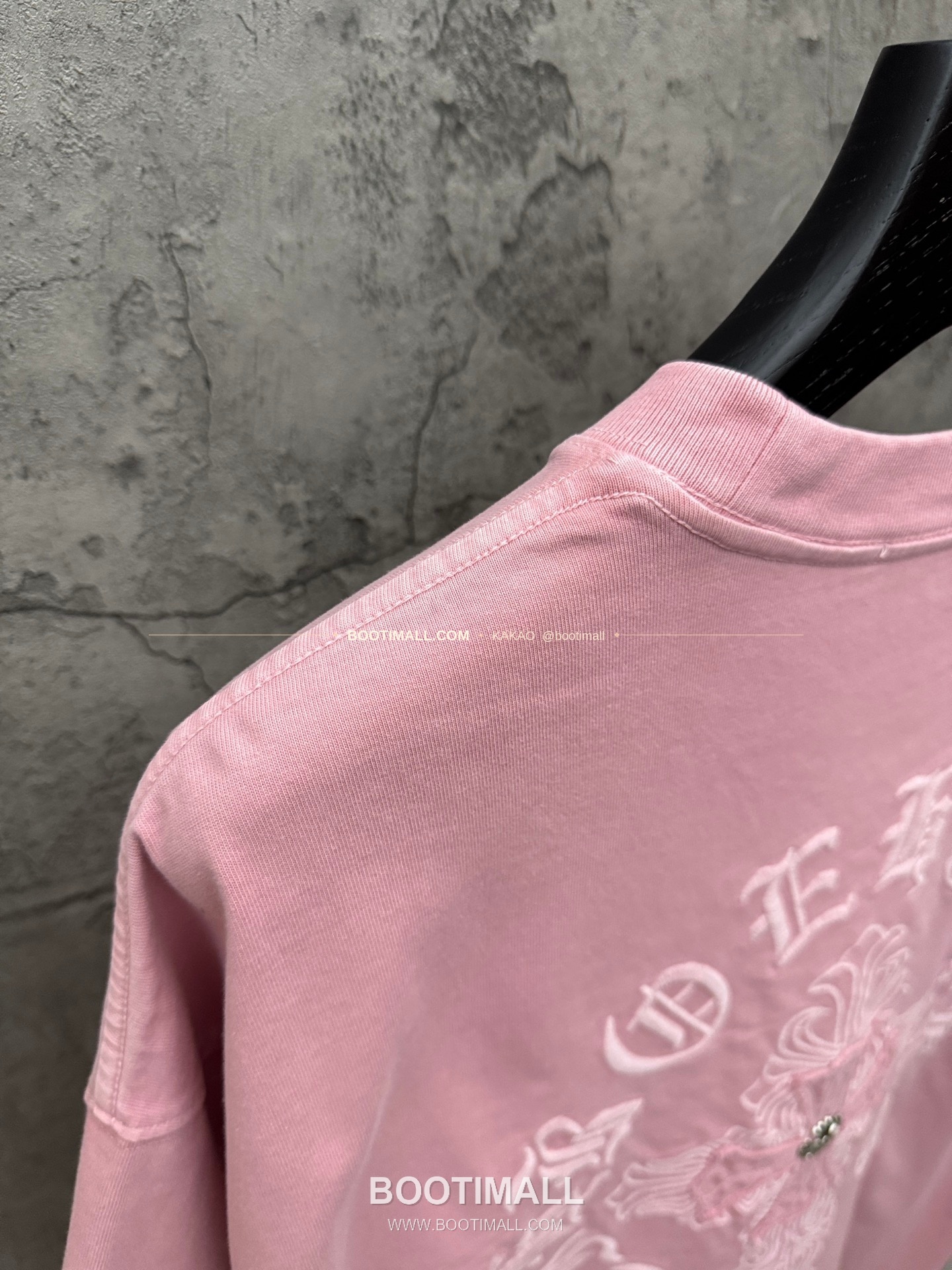 크롬하츠 2026SS 헤비코튼 패치자수 워시드 루즈핏 반팔 티셔츠 Chrome Hearts 2026 SS Heavy Cotton Patch Embroidery Washed Loose Fit Short Sleeve T-Shirt 26-2035 9