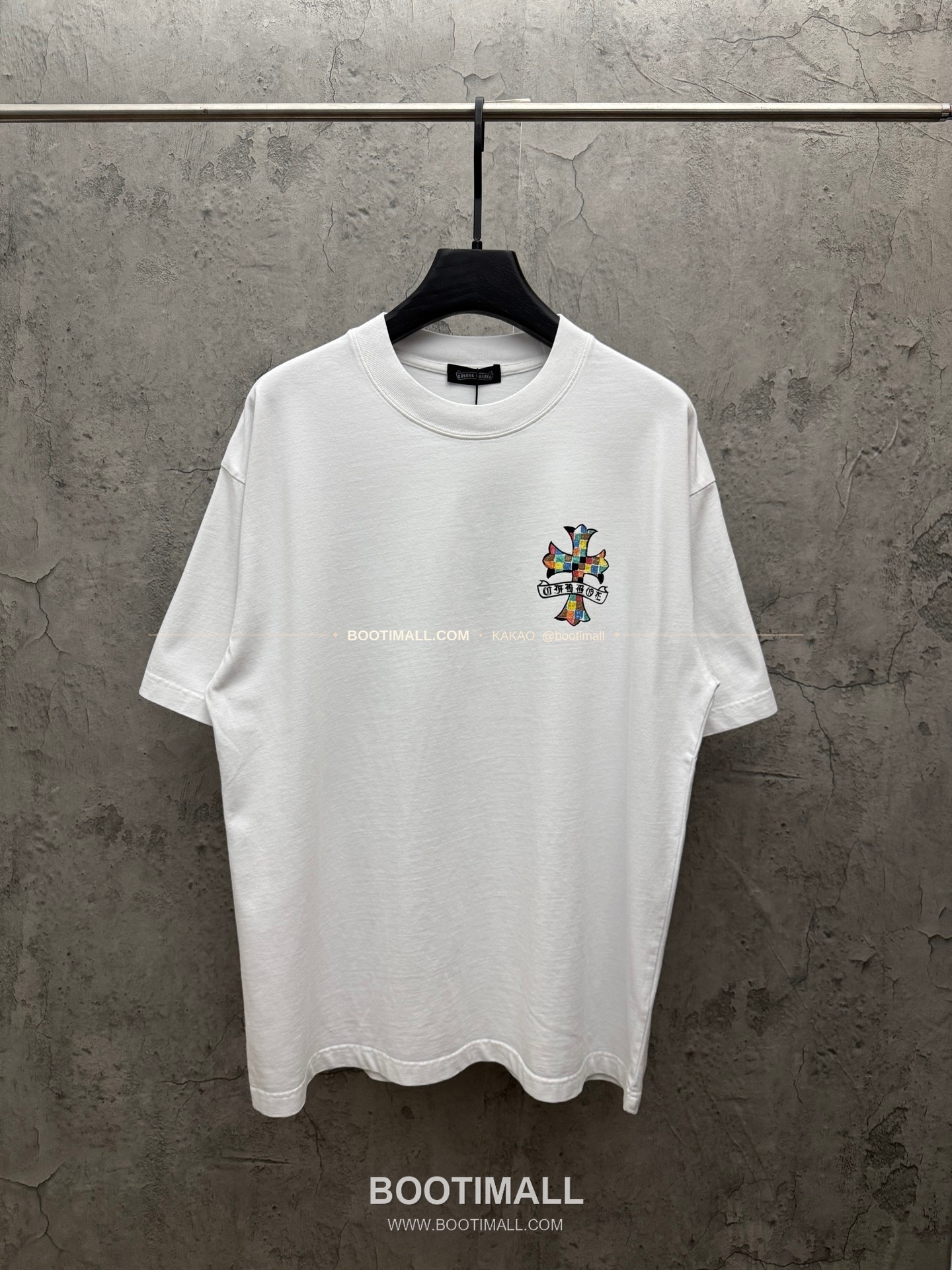 크롬하츠 2026SS 헤비코튼 페인팅프린트 루즈핏 반팔 티셔츠 Chrome Hearts 2026 SS Heavy Cotton Painting Print Loose Fit Short Sleeve T-Shirt 26-2067 1