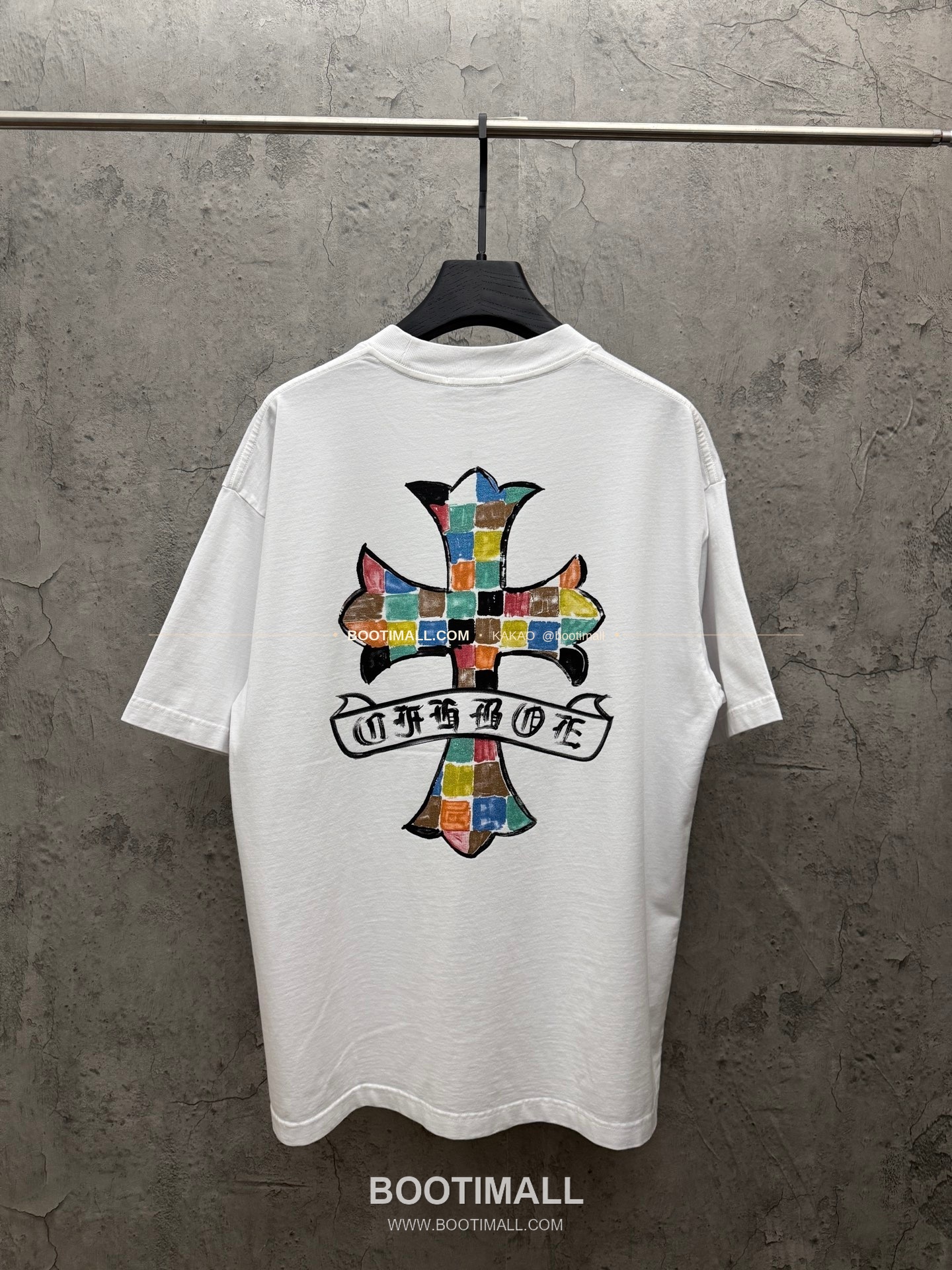 크롬하츠 2026SS 헤비코튼 페인팅프린트 루즈핏 반팔 티셔츠 Chrome Hearts 2026 SS Heavy Cotton Painting Print Loose Fit Short Sleeve T-Shirt 26-2067 2