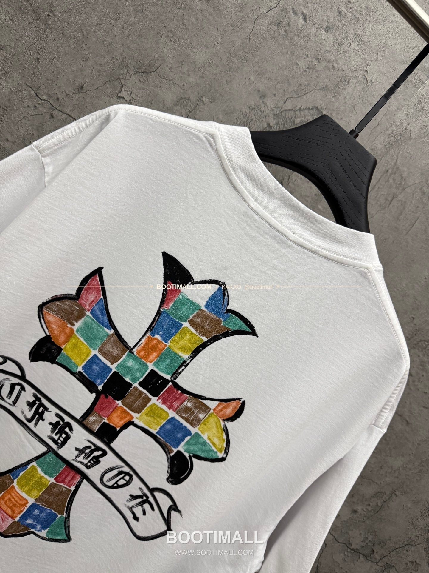 크롬하츠 2026SS 헤비코튼 페인팅프린트 루즈핏 반팔 티셔츠 Chrome Hearts 2026 SS Heavy Cotton Painting Print Loose Fit Short Sleeve T-Shirt 26-2067 4