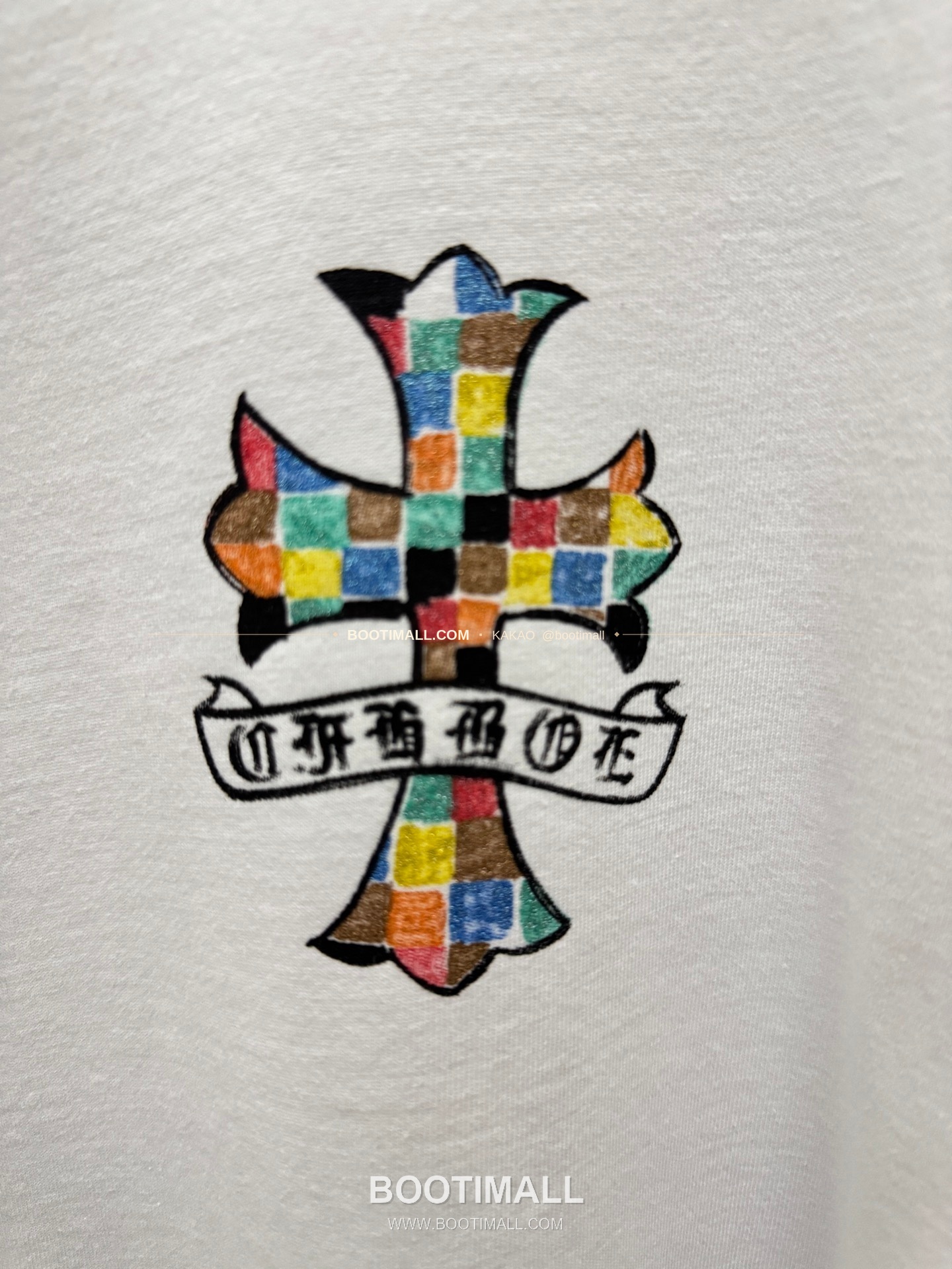 크롬하츠 2026SS 헤비코튼 페인팅프린트 루즈핏 반팔 티셔츠 Chrome Hearts 2026 SS Heavy Cotton Painting Print Loose Fit Short Sleeve T-Shirt 26-2067 6