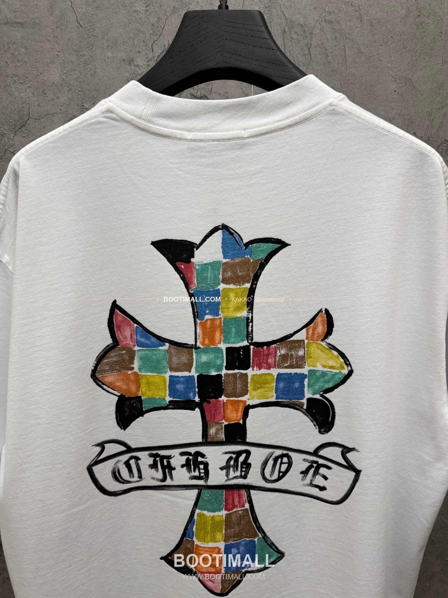 크롬하츠 2026SS 헤비코튼 페인팅프린트 루즈핏 반팔 티셔츠 Chrome Hearts 2026 SS Heavy Cotton Painting Print Loose Fit Short Sleeve T-Shirt 26-2067 7