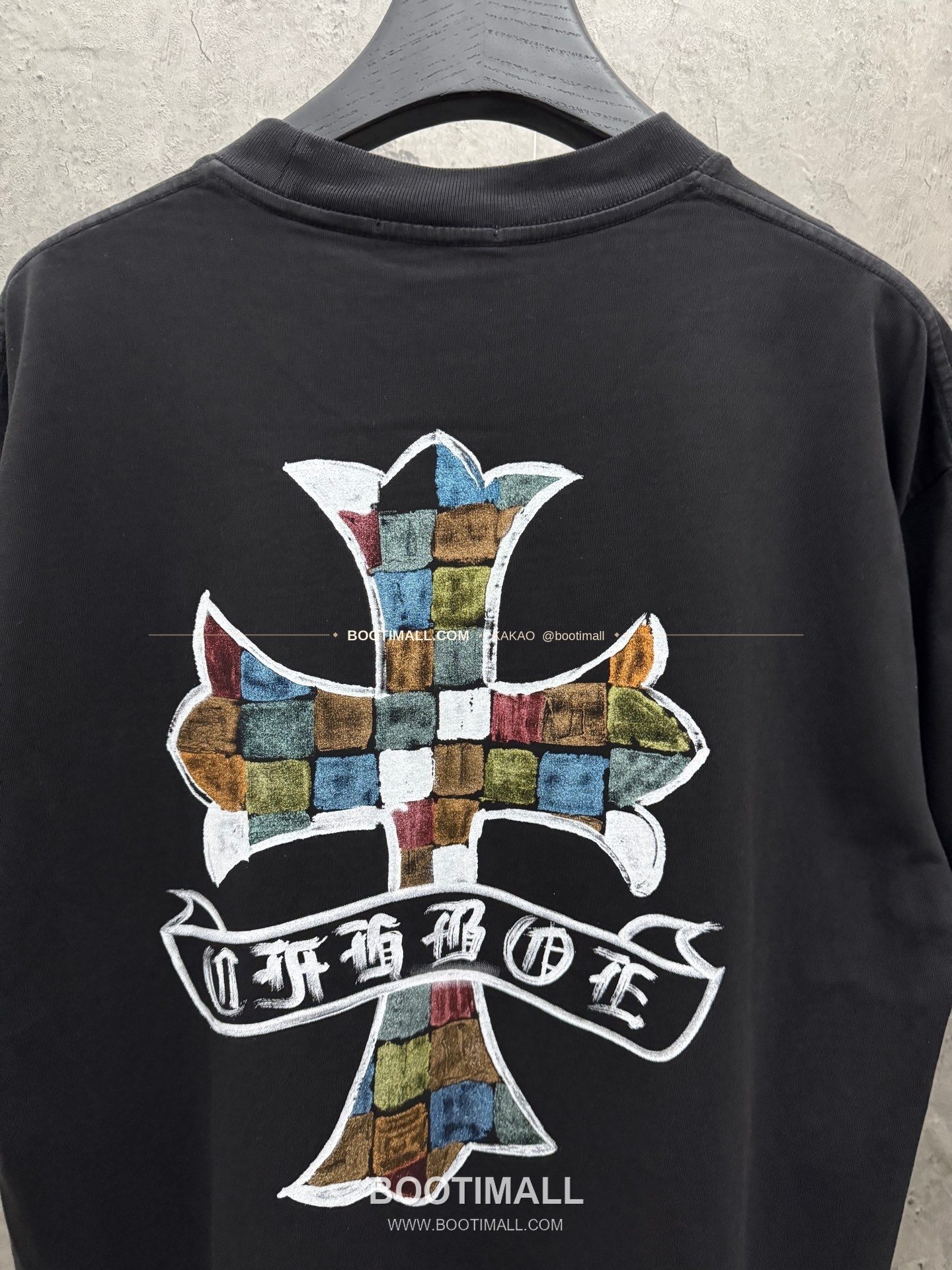 크롬하츠 2026SS 헤비코튼 페인팅프린트 루즈핏 반팔 티셔츠 Chrome Hearts 2026 SS Heavy Cotton Painting Print Loose Fit Short Sleeve T-Shirt 26-2067 7