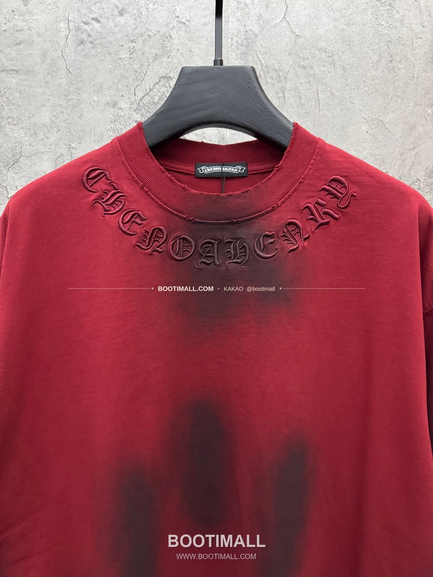 크롬하츠 2026SS 헤비코튼 패치자수 워시드 루즈핏 반팔 티셔츠 Chrome Hearts 2026 SS Heavy Cotton Patch Embroidery Washed Loose Fit Short Sleeve T-Shirt 5106 5