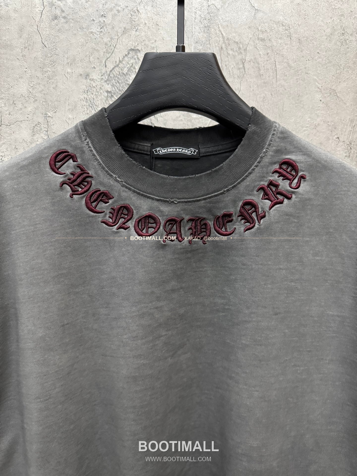 크롬하츠 2026SS 헤비코튼 패치자수 워시드 루즈핏 반팔 티셔츠 Chrome Hearts 2026 SS Heavy Cotton Patch Embroidery Washed Loose Fit Short Sleeve T-Shirt 5106 5