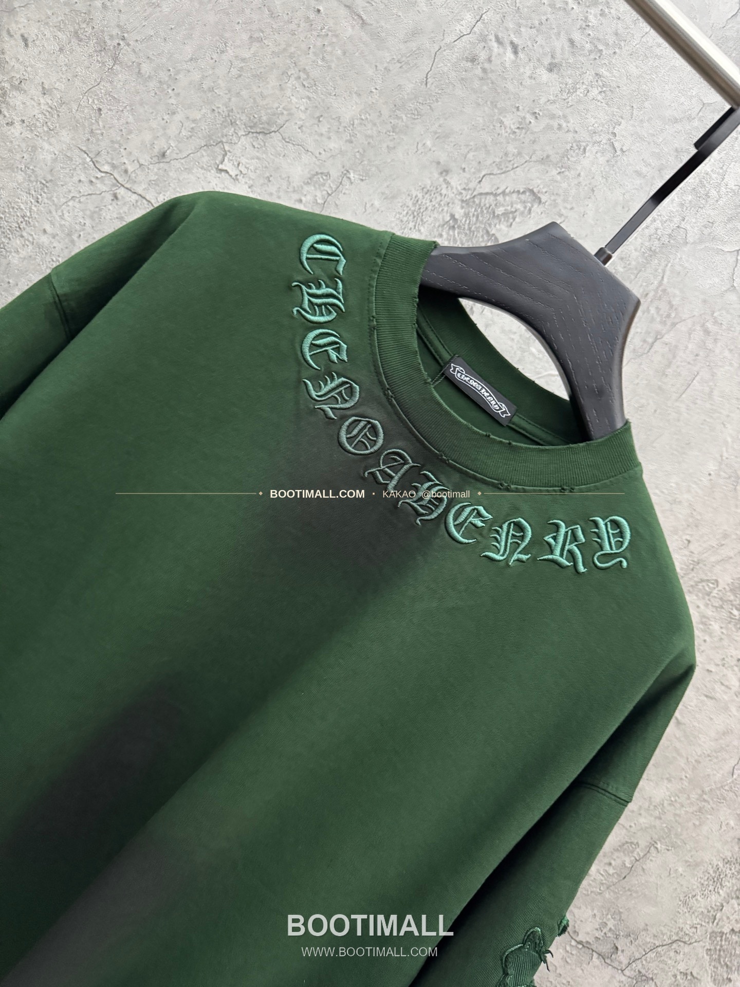 크롬하츠 2026SS 헤비코튼 패치자수 워시드 루즈핏 반팔 티셔츠 Chrome Hearts 2026 SS Heavy Cotton Patch Embroidery Washed Loose Fit Short Sleeve T-Shirt 5106 3