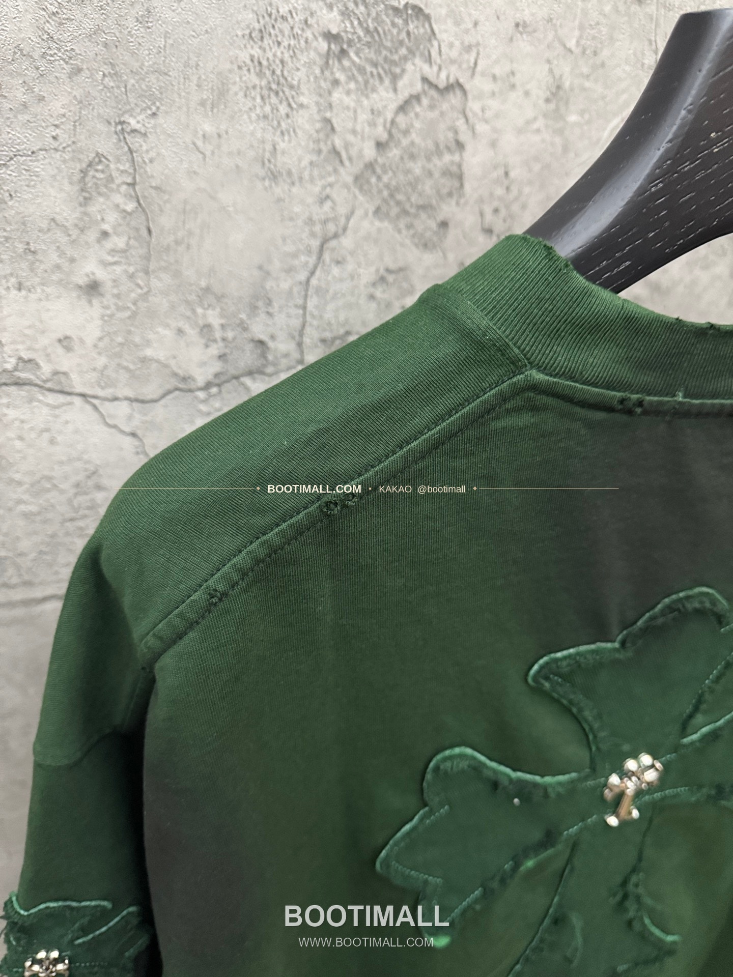 크롬하츠 2026SS 헤비코튼 패치자수 워시드 루즈핏 반팔 티셔츠 Chrome Hearts 2026 SS Heavy Cotton Patch Embroidery Washed Loose Fit Short Sleeve T-Shirt 5106 9