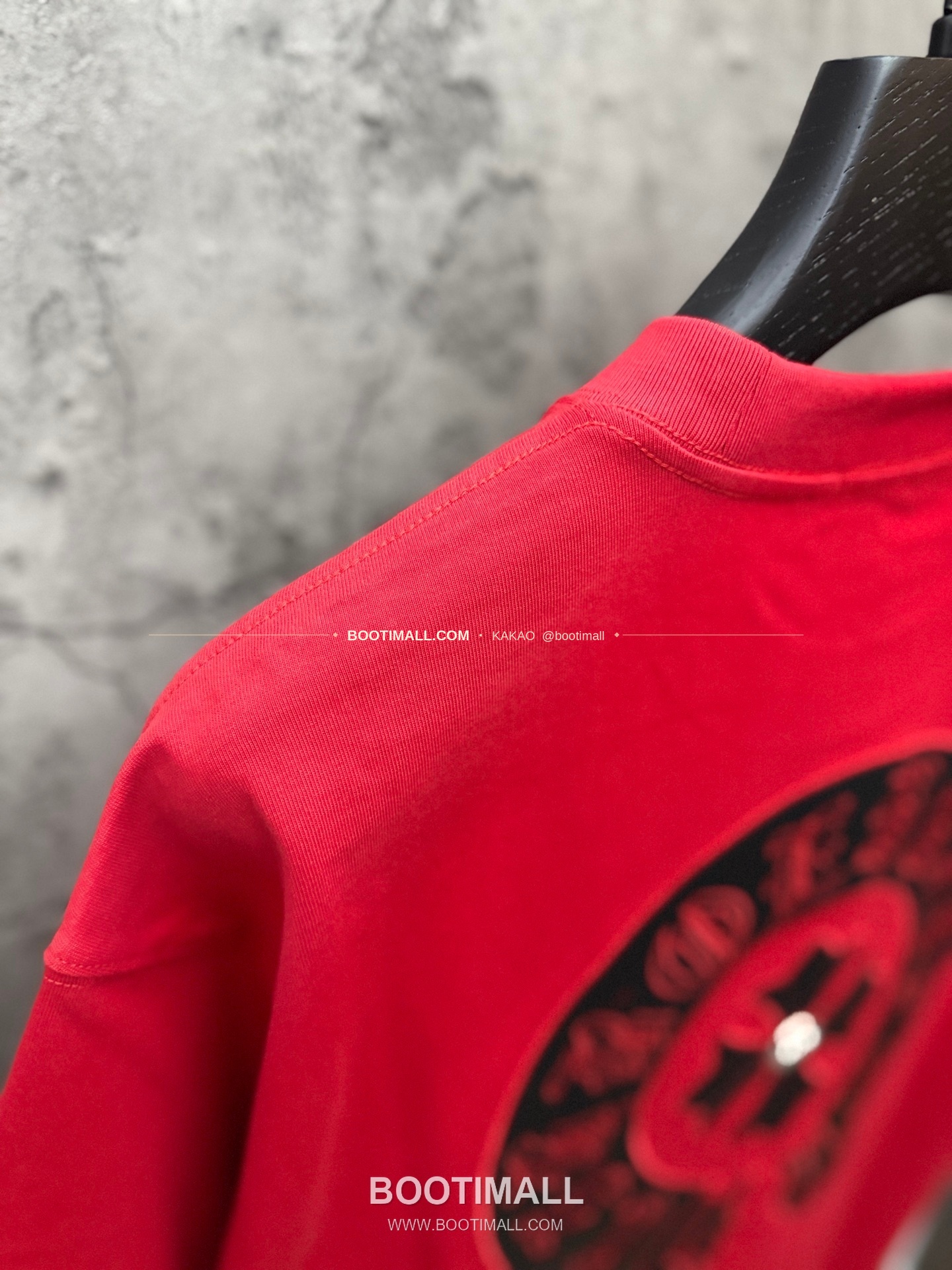 크롬하츠 2026SS 헤비코튼 레더패치자수 루즈핏 반팔 티셔츠 Chrome Hearts 2026 SS Heavy Cotton Leather Patch Embroidery Loose Fit Short Sleeve T-Shirt 26-2026 9