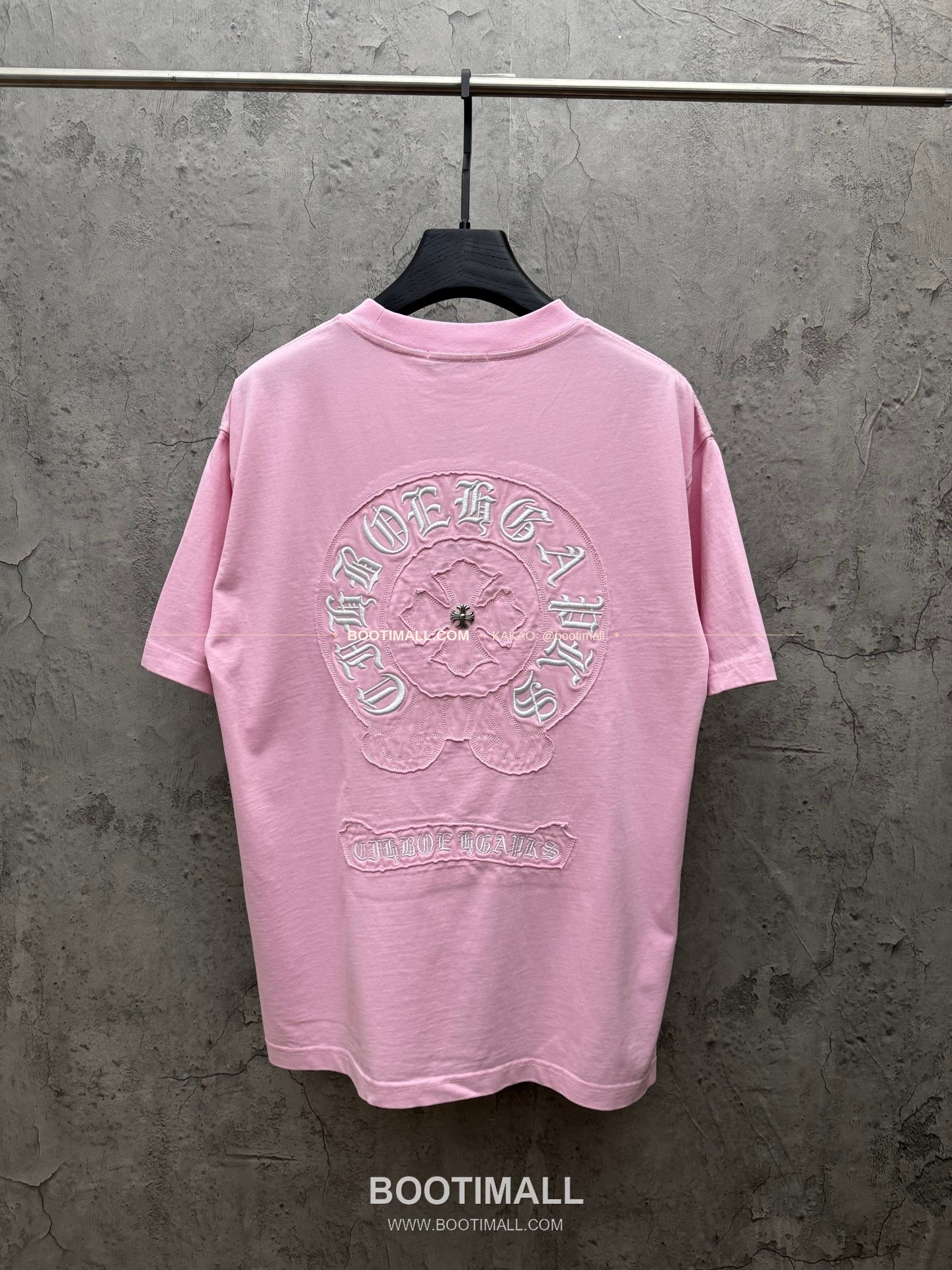 크롬하츠 2026SS 헤비코튼 패치자수 루즈핏 반팔 티셔츠 Chrome Hearts 2026 SS Heavy Cotton Patch Embroidery Loose Fit Short Sleeve T-Shirt 26-2023 2