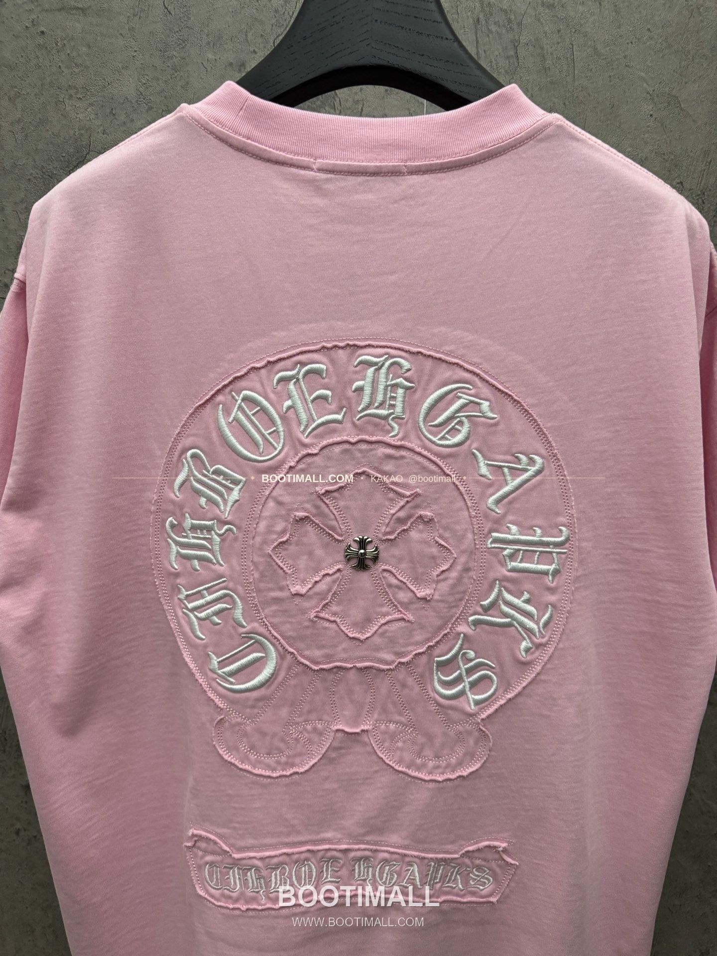 크롬하츠 2026SS 헤비코튼 패치자수 루즈핏 반팔 티셔츠 Chrome Hearts 2026 SS Heavy Cotton Patch Embroidery Loose Fit Short Sleeve T-Shirt 26-2023 7