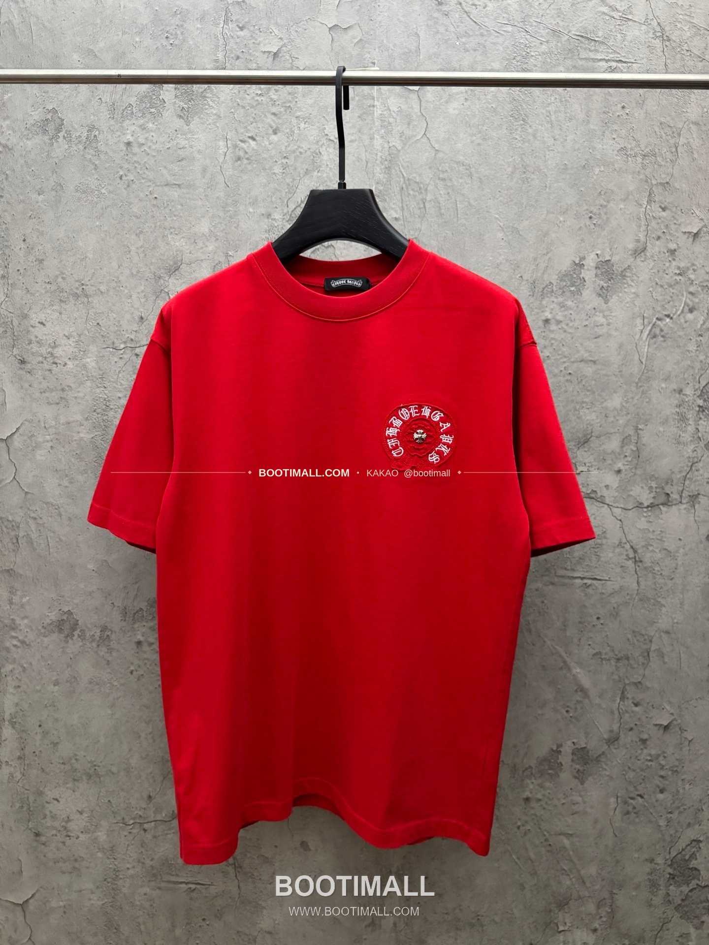 크롬하츠 2026SS 헤비코튼 패치자수 루즈핏 반팔 티셔츠 Chrome Hearts 2026 SS Heavy Cotton Patch Embroidery Loose Fit Short Sleeve T-Shirt 26-2023 1