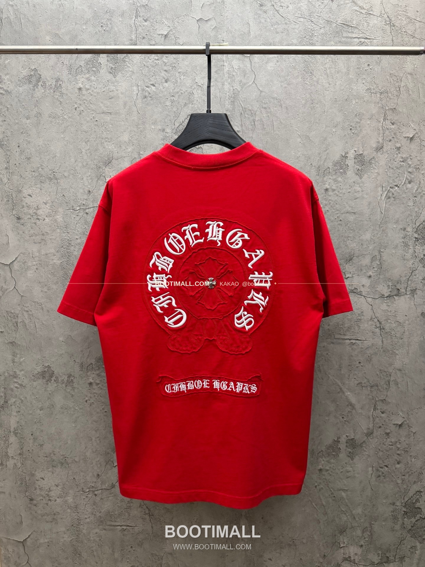 크롬하츠 2026SS 헤비코튼 패치자수 루즈핏 반팔 티셔츠 Chrome Hearts 2026 SS Heavy Cotton Patch Embroidery Loose Fit Short Sleeve T-Shirt 26-2023 2