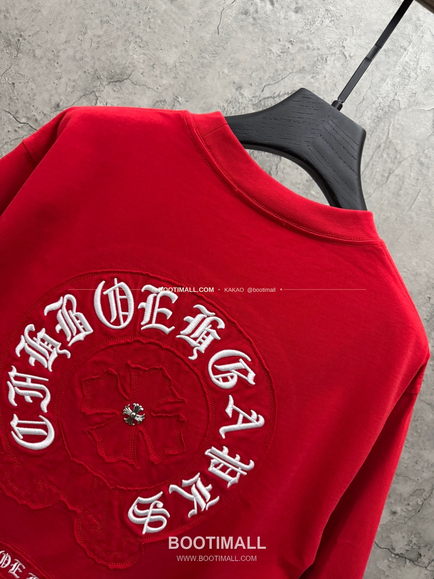 크롬하츠 2026SS 헤비코튼 패치자수 루즈핏 반팔 티셔츠 Chrome Hearts 2026 SS Heavy Cotton Patch Embroidery Loose Fit Short Sleeve T-Shirt 26-2023 4