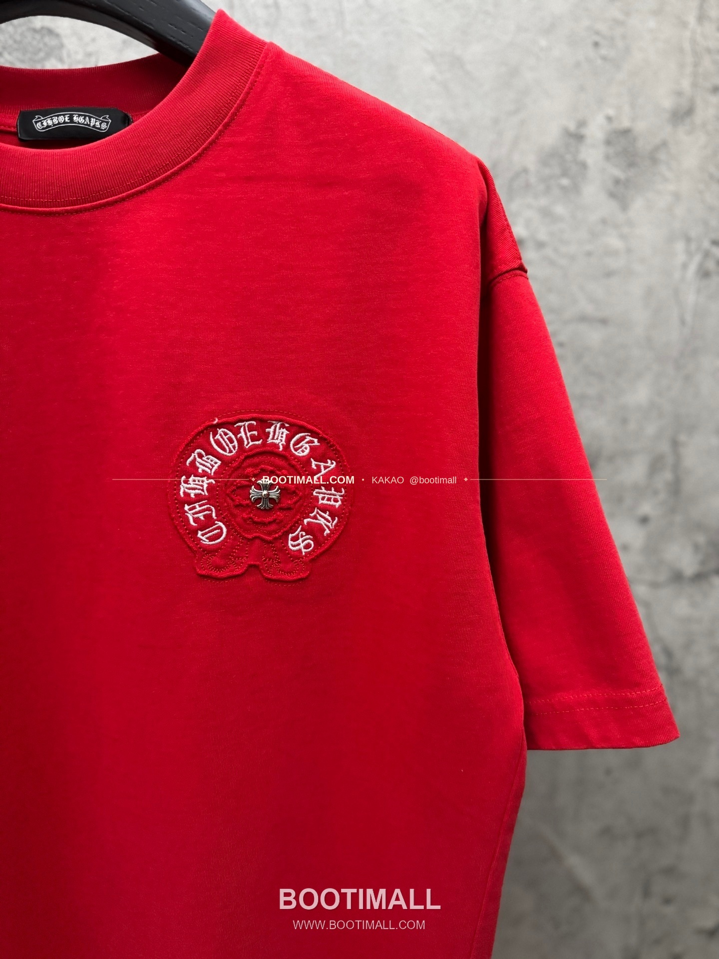 크롬하츠 2026SS 헤비코튼 패치자수 루즈핏 반팔 티셔츠 Chrome Hearts 2026 SS Heavy Cotton Patch Embroidery Loose Fit Short Sleeve T-Shirt 26-2023 5