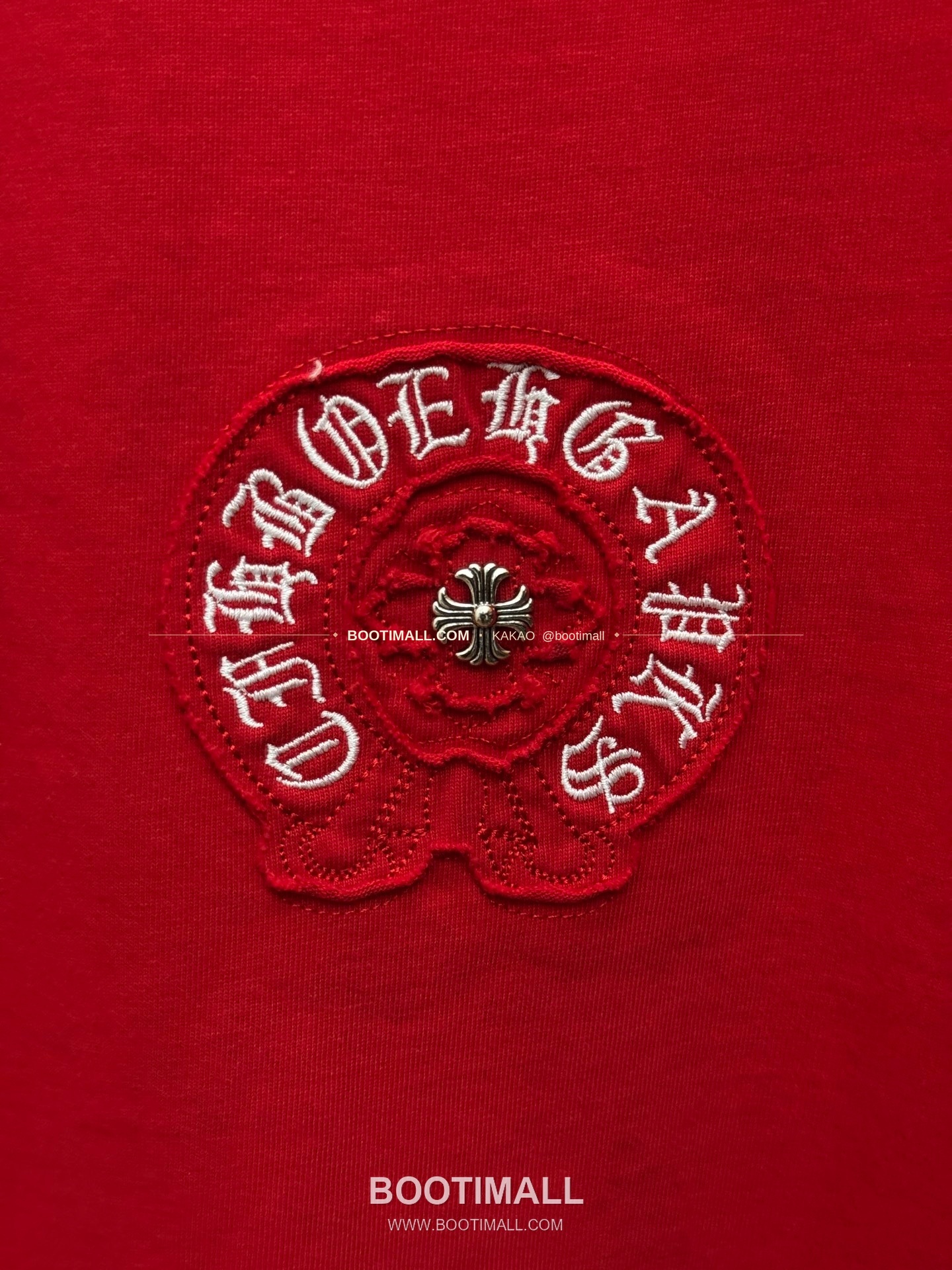 크롬하츠 2026SS 헤비코튼 패치자수 루즈핏 반팔 티셔츠 Chrome Hearts 2026 SS Heavy Cotton Patch Embroidery Loose Fit Short Sleeve T-Shirt 26-2023 6