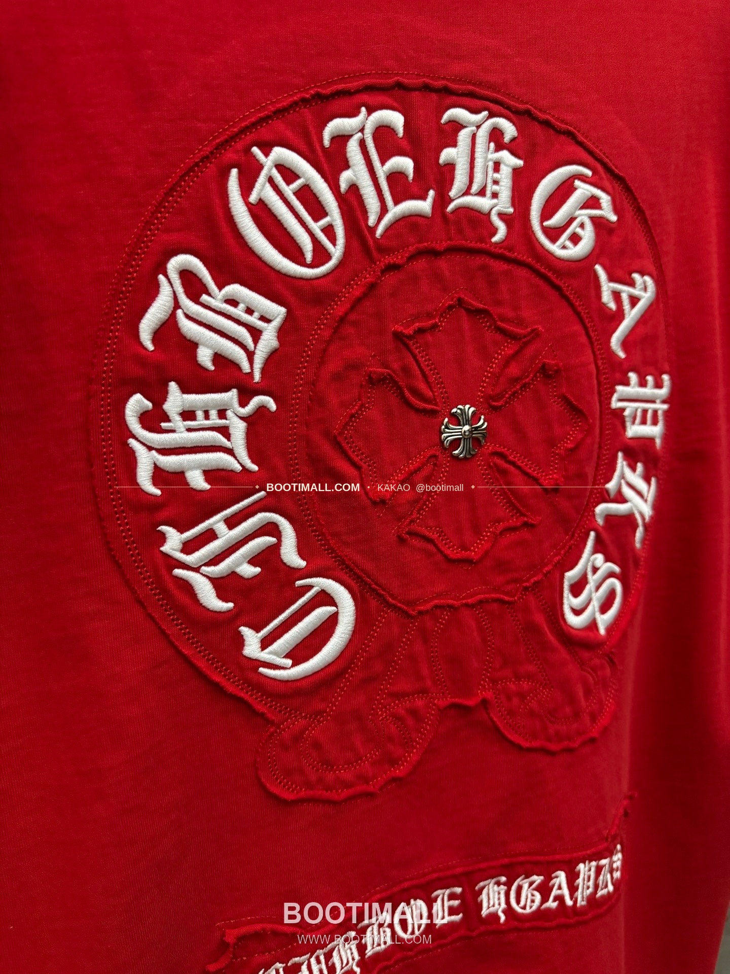 크롬하츠 2026SS 헤비코튼 패치자수 루즈핏 반팔 티셔츠 Chrome Hearts 2026 SS Heavy Cotton Patch Embroidery Loose Fit Short Sleeve T-Shirt 26-2023 8