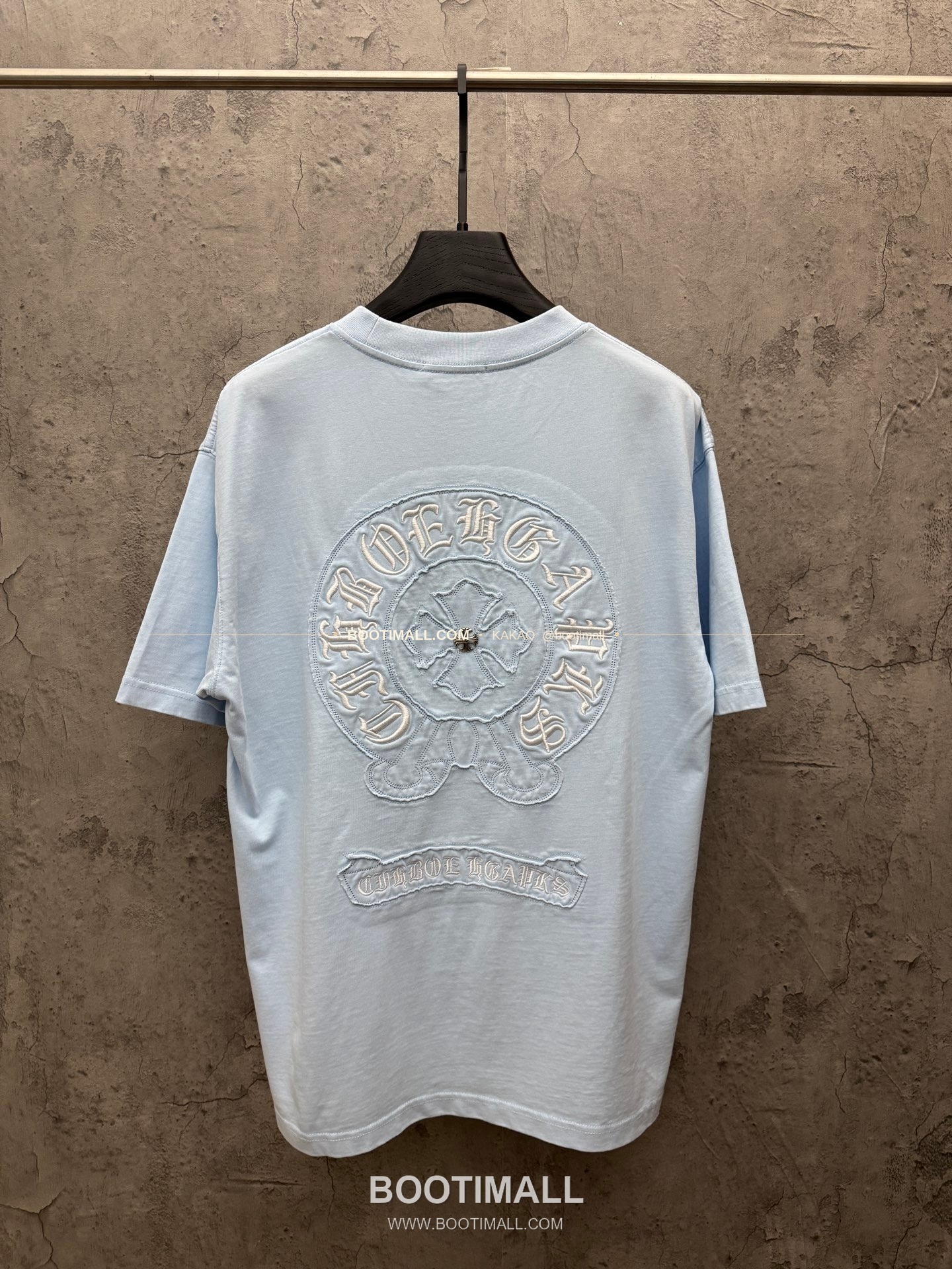 크롬하츠 2026SS 헤비코튼 패치자수 루즈핏 반팔 티셔츠 Chrome Hearts 2026 SS Heavy Cotton Patch Embroidery Loose Fit Short Sleeve T-Shirt 26-2023 2