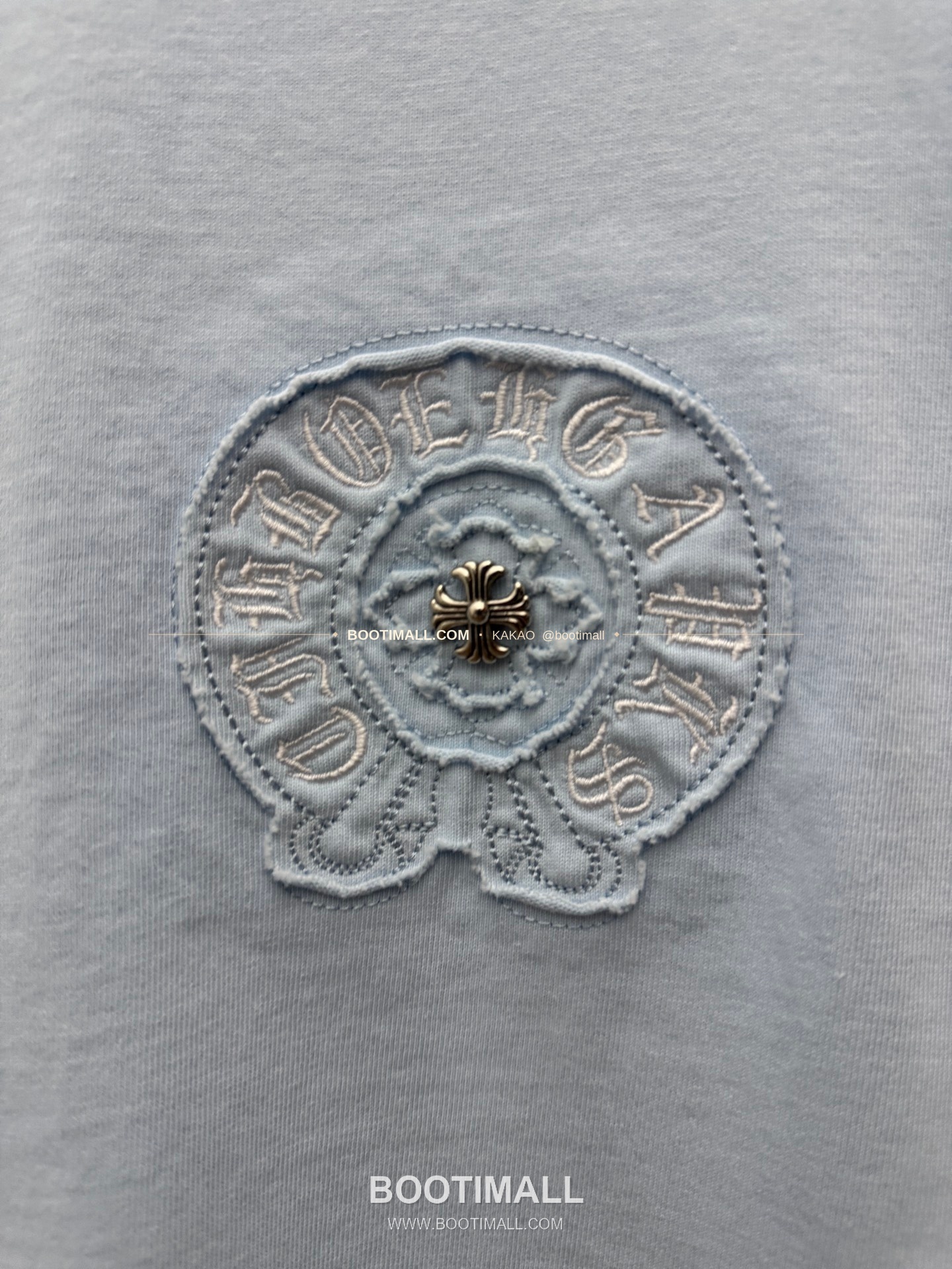 크롬하츠 2026SS 헤비코튼 패치자수 루즈핏 반팔 티셔츠 Chrome Hearts 2026 SS Heavy Cotton Patch Embroidery Loose Fit Short Sleeve T-Shirt 26-2023 6