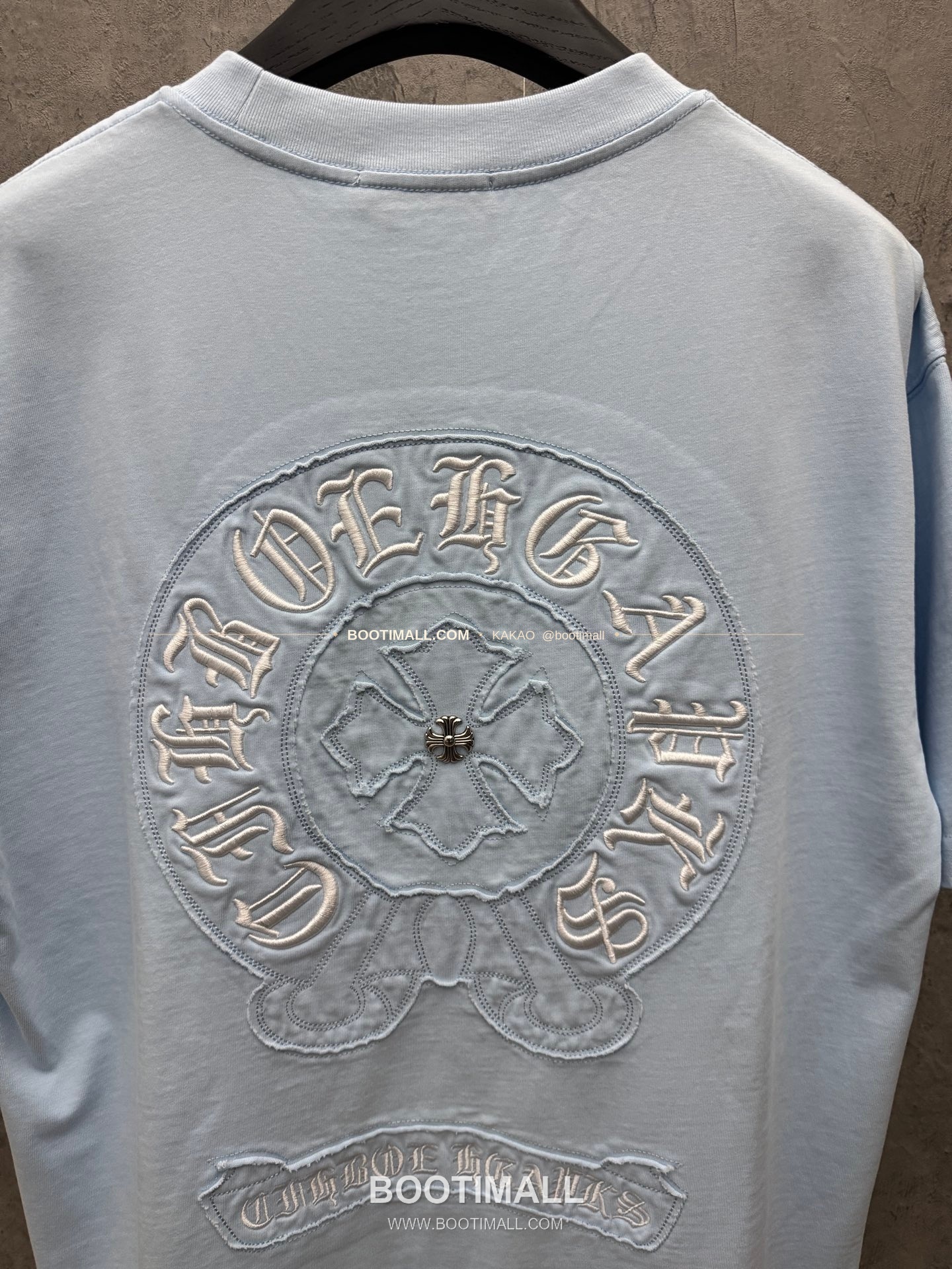 크롬하츠 2026SS 헤비코튼 패치자수 루즈핏 반팔 티셔츠 Chrome Hearts 2026 SS Heavy Cotton Patch Embroidery Loose Fit Short Sleeve T-Shirt 26-2023 7