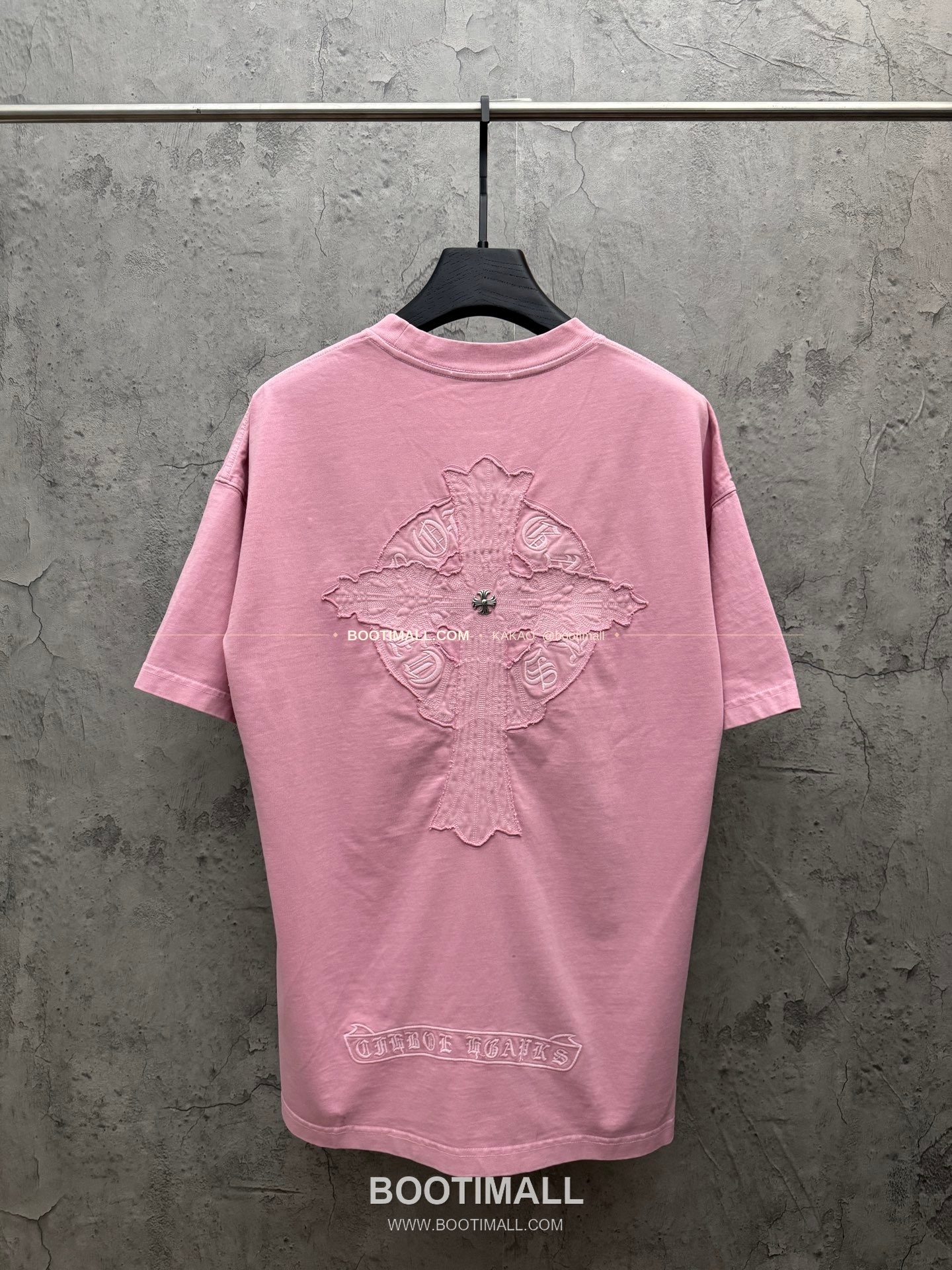 크롬하츠 2026SS 헤비코튼 패치자수 루즈핏 반팔 티셔츠 Chrome Hearts 2026 SS Heavy Cotton Patch Embroidery Loose Fit Short Sleeve T-Shirt 26-2006 2