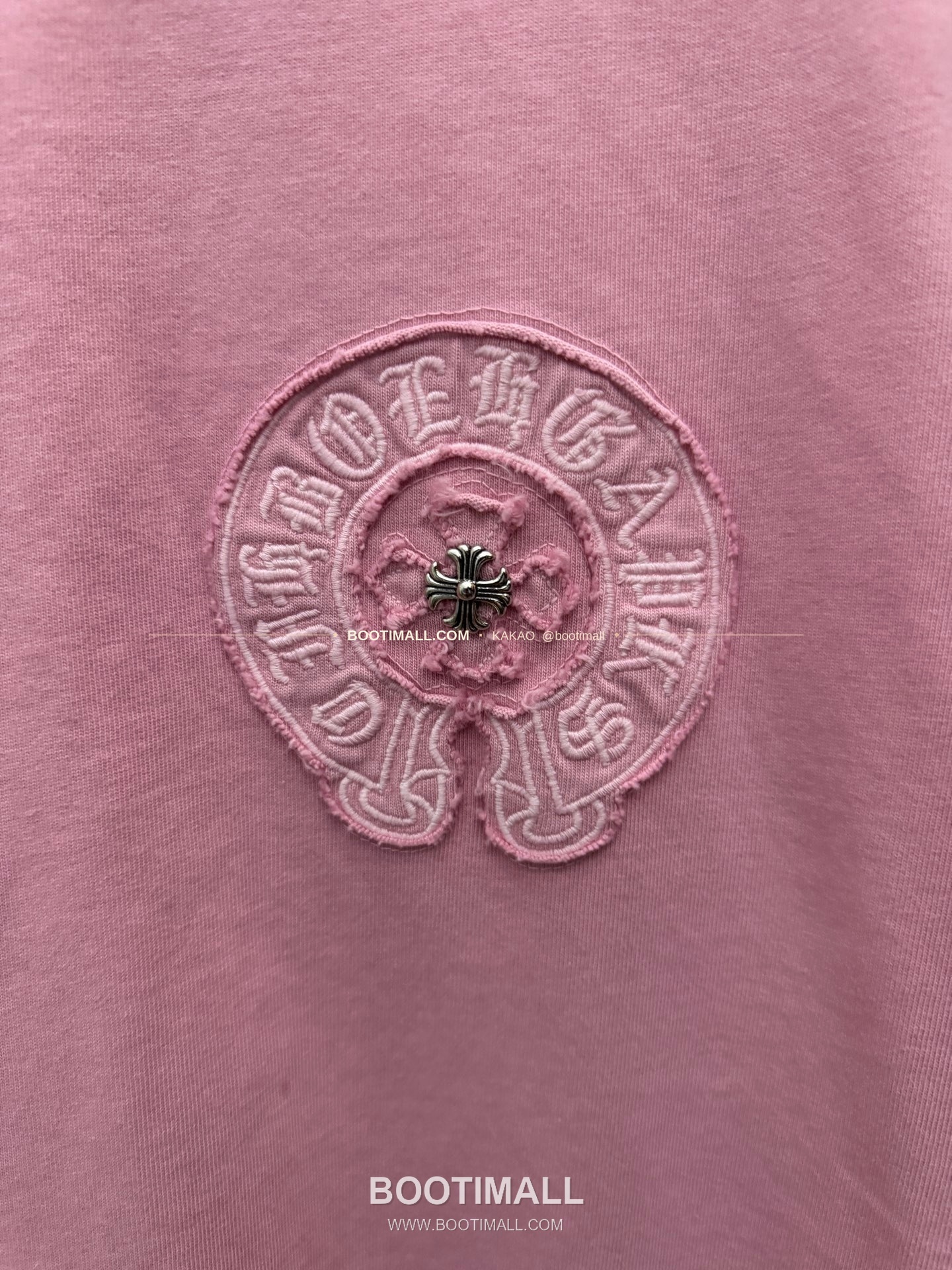 크롬하츠 2026SS 헤비코튼 패치자수 루즈핏 반팔 티셔츠 Chrome Hearts 2026 SS Heavy Cotton Patch Embroidery Loose Fit Short Sleeve T-Shirt 26-2006 6