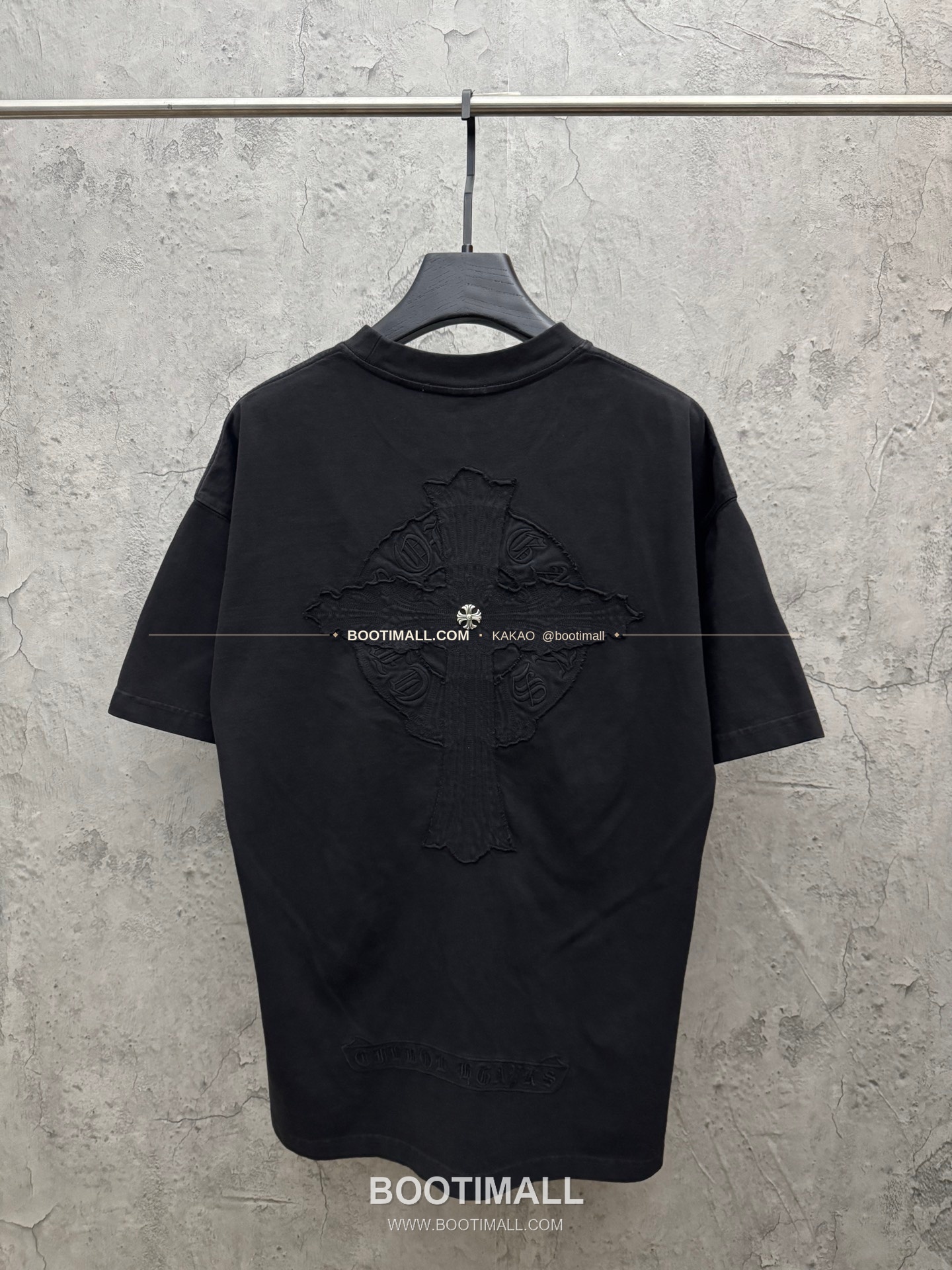 크롬하츠 2026SS 헤비코튼 패치자수 루즈핏 반팔 티셔츠 Chrome Hearts 2026 SS Heavy Cotton Patch Embroidery Loose Fit Short Sleeve T-Shirt 26-2006 2