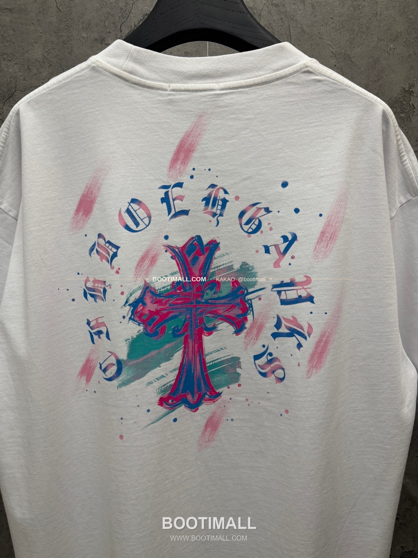 크롬하츠 2026SS 헤비코튼 페인팅프린트 루즈핏 반팔 티셔츠 Chrome Hearts 2026 SS Heavy Cotton Painting Print Loose Fit Short Sleeve T-Shirt 26-2066 7