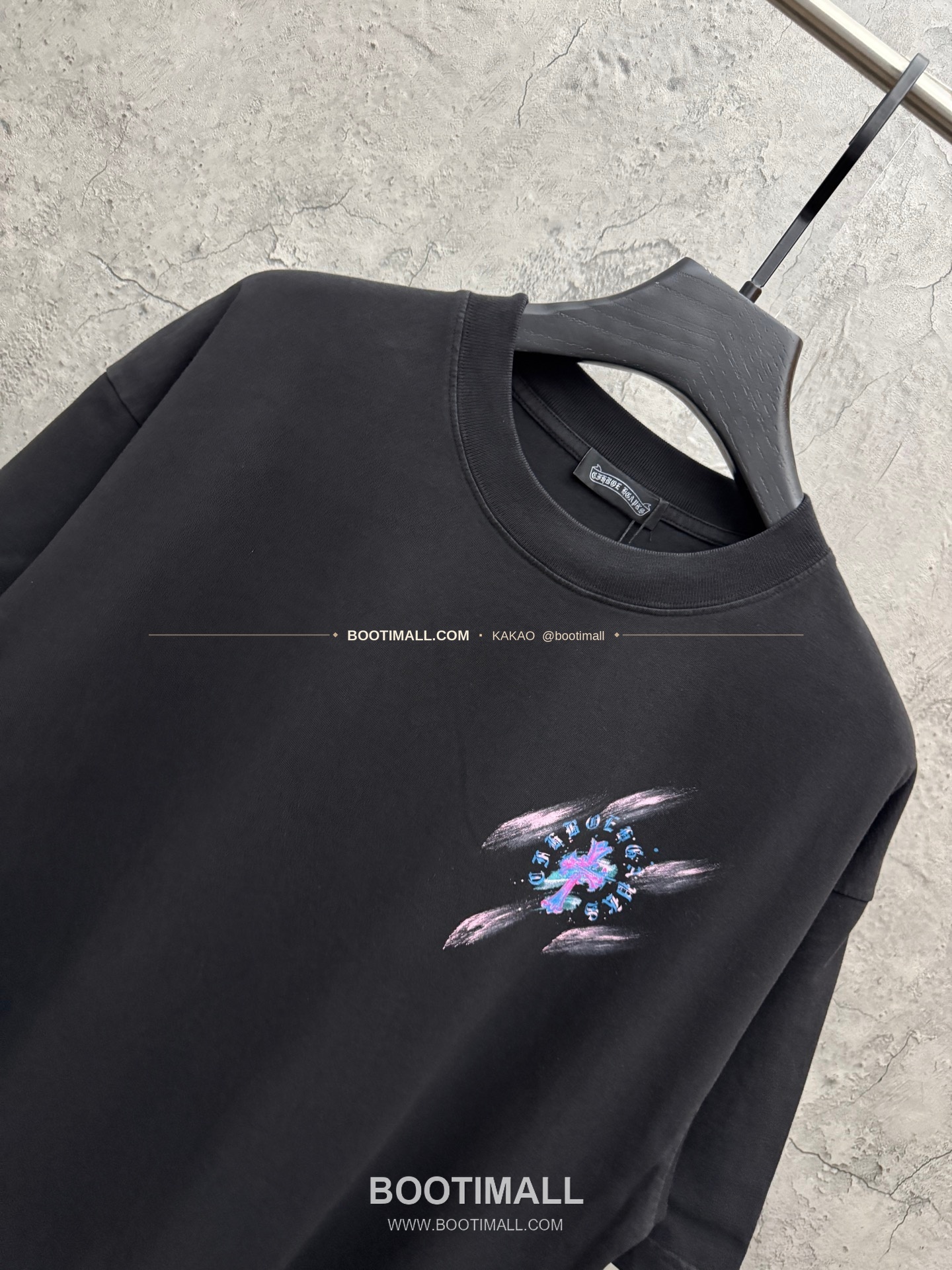 크롬하츠 2026SS 헤비코튼 페인팅프린트 루즈핏 반팔 티셔츠 Chrome Hearts 2026 SS Heavy Cotton Painting Print Loose Fit Short Sleeve T-Shirt 26-2066 3