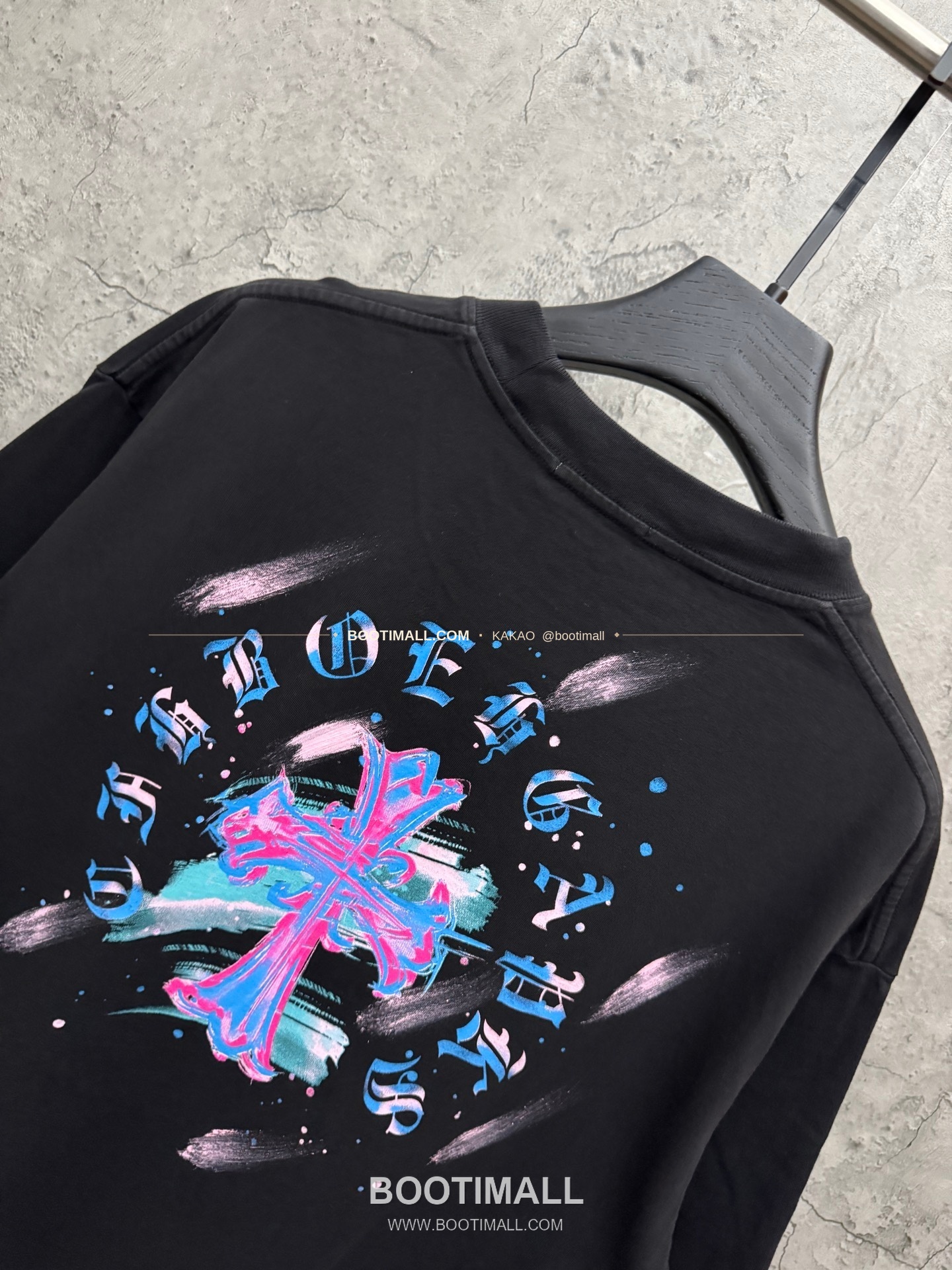 크롬하츠 2026SS 헤비코튼 페인팅프린트 루즈핏 반팔 티셔츠 Chrome Hearts 2026 SS Heavy Cotton Painting Print Loose Fit Short Sleeve T-Shirt 26-2066 4