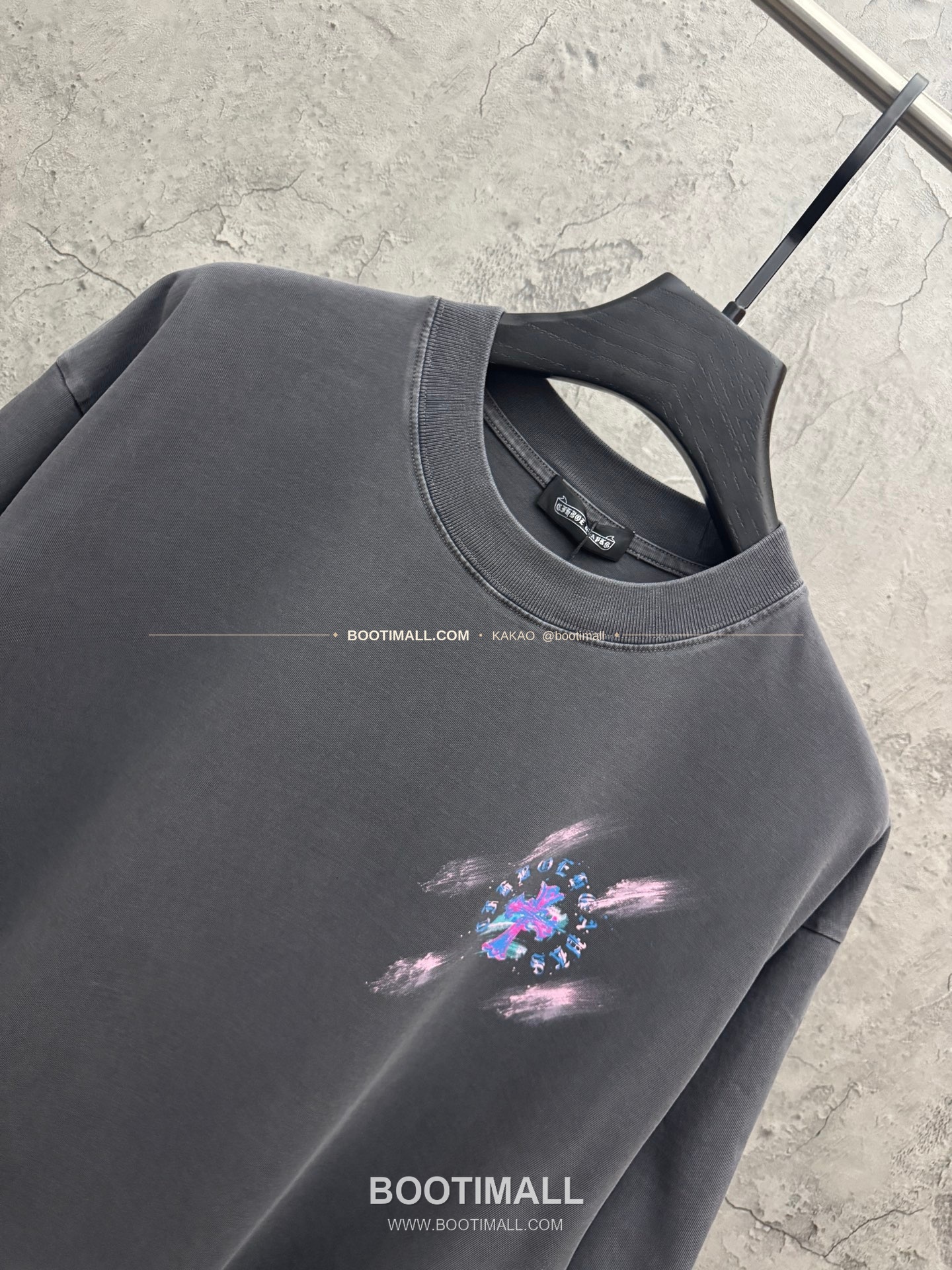 크롬하츠 2026SS 헤비코튼 페인팅프린트 루즈핏 반팔 티셔츠 Chrome Hearts 2026 SS Heavy Cotton Painting Print Loose Fit Short Sleeve T-Shirt 26-2066 3