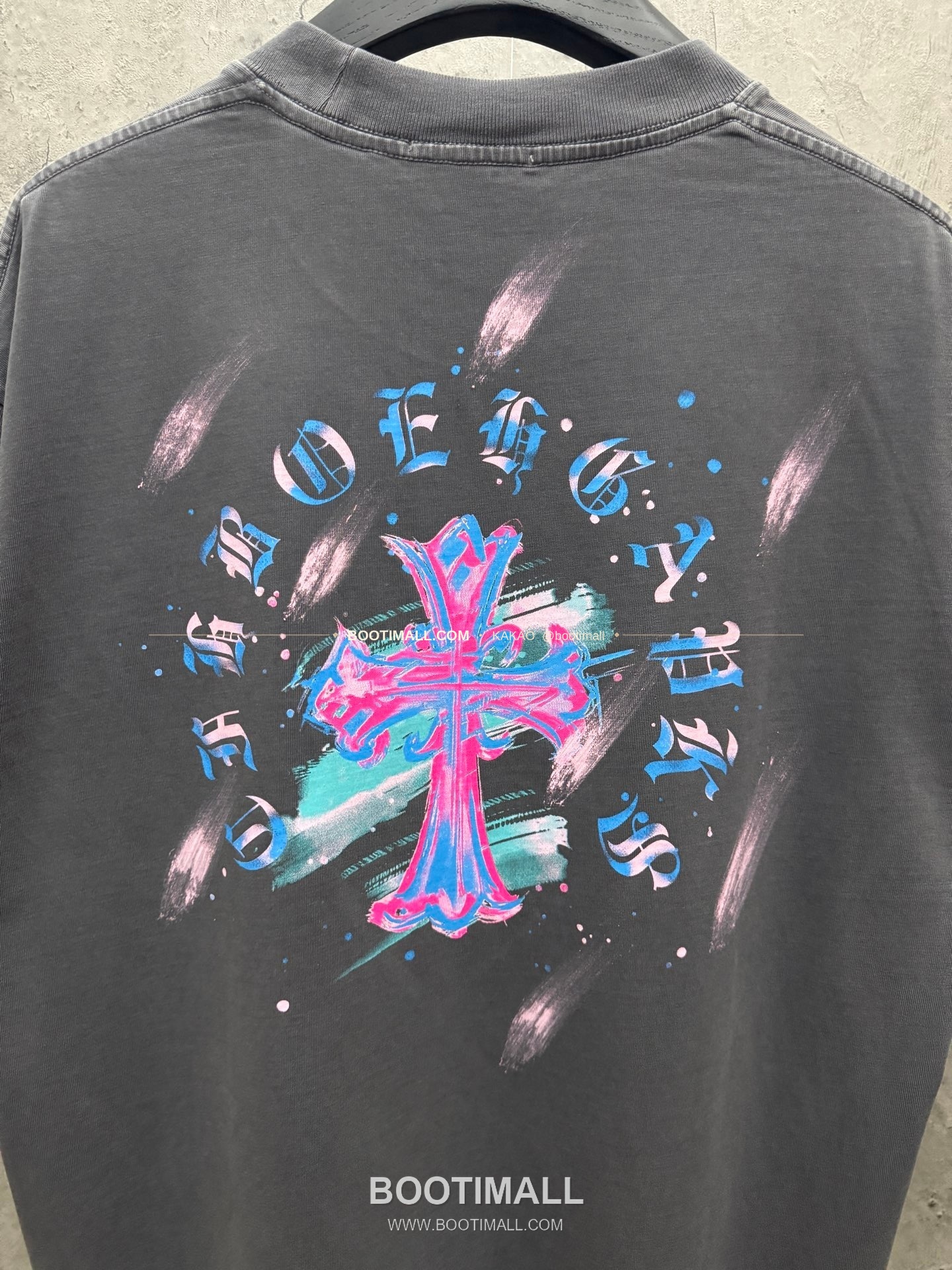 크롬하츠 2026SS 헤비코튼 페인팅프린트 루즈핏 반팔 티셔츠 Chrome Hearts 2026 SS Heavy Cotton Painting Print Loose Fit Short Sleeve T-Shirt 26-2066 7