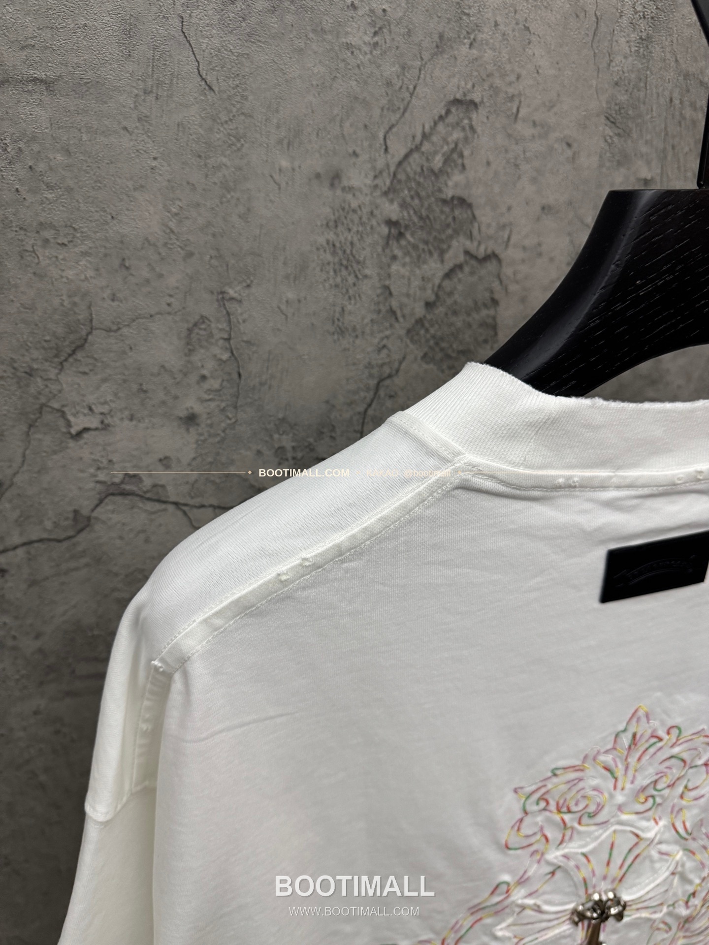 크롬하츠 2026SS 헤비코튼 멀티컬러자수 패치 루즈핏 반팔 티셔츠 Chrome Hearts 2026 SS Heavy Cotton Multicolor Embroidery Patch Loose Fit Short Sleeve T-Shirt 5223 9