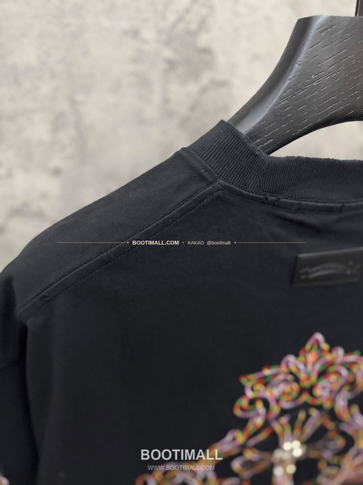 크롬하츠 2026SS 헤비코튼 멀티컬러자수 패치 루즈핏 반팔 티셔츠 Chrome Hearts 2026 SS Heavy Cotton Multicolor Embroidery Patch Loose Fit Short Sleeve T-Shirt 5223 9
