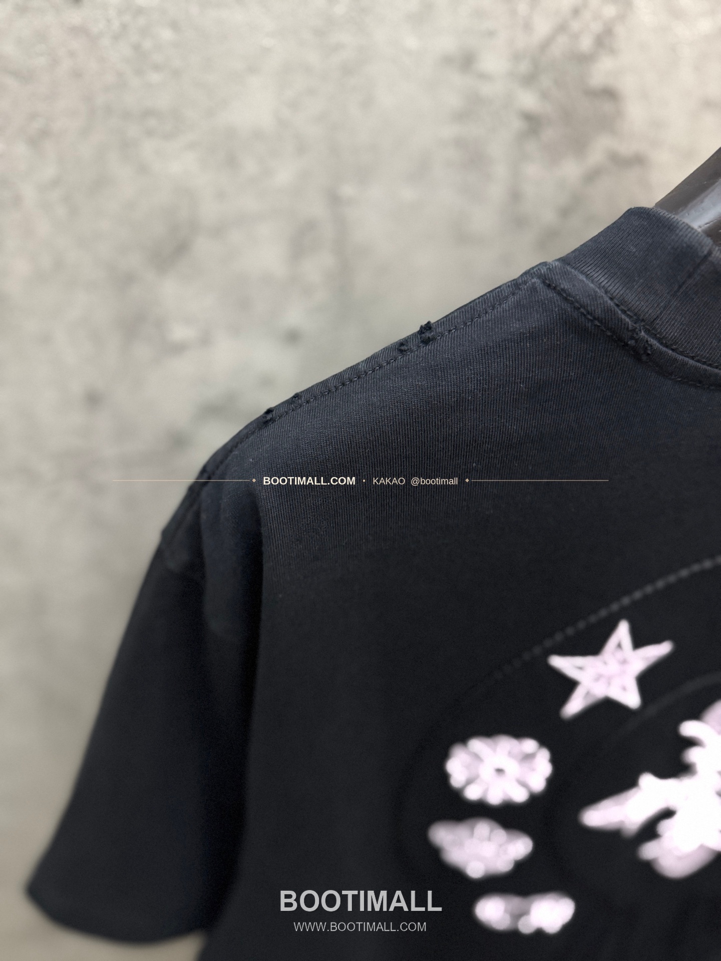 크롬하츠 2026SS 헤비코튼 UV변색 3D자수 루즈핏 반팔 티셔츠 Chrome Hearts 2026 SS Heavy Cotton UV Color Changing 3D Embroidery Loose Fit Short Sleeve T-Shirt 9619 9